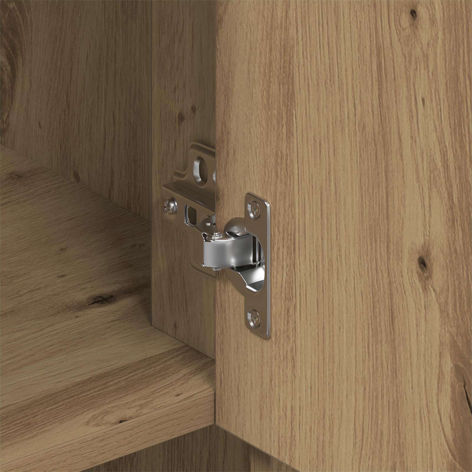 Bibliotecă înaltă Artisan Oak 80x33x150 cm Lemn prelucrat GartenMobel Dekor