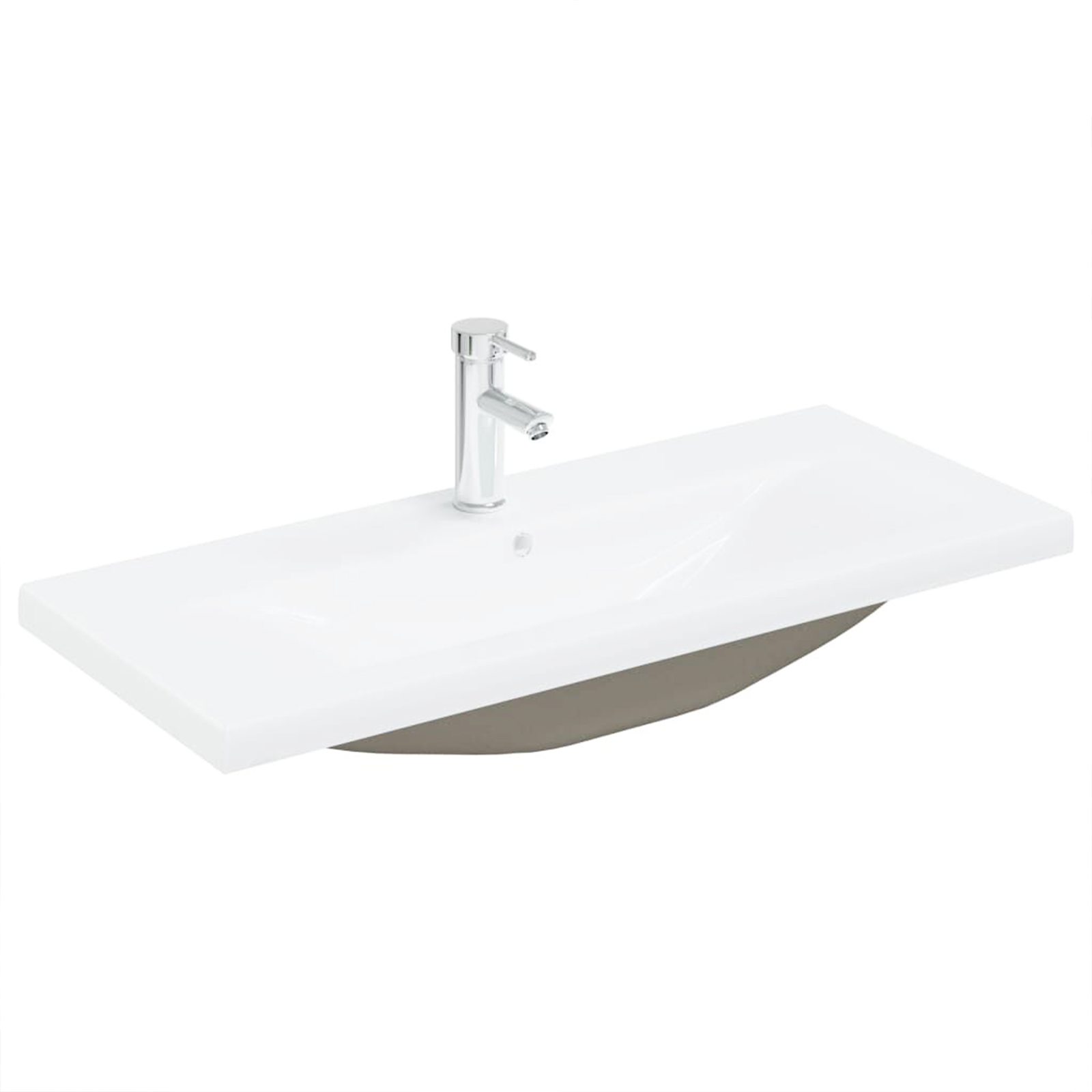 Set de mobilier pentru baie 3 piese din lemn de stejar negru GartenMobel Dekor
