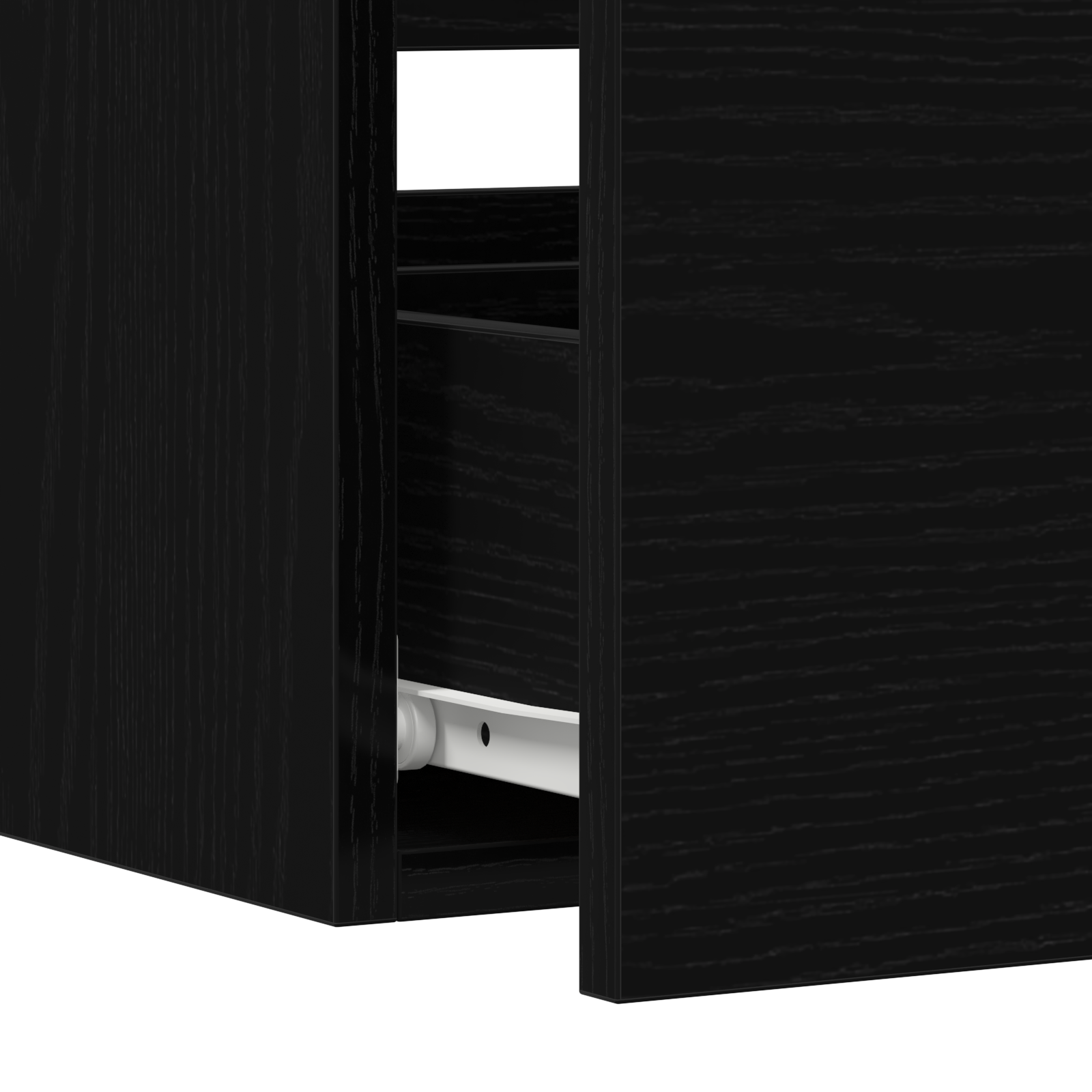 Set de mobilier pentru baie  Stejar negru Lemn ingineresc GartenMobel Dekor