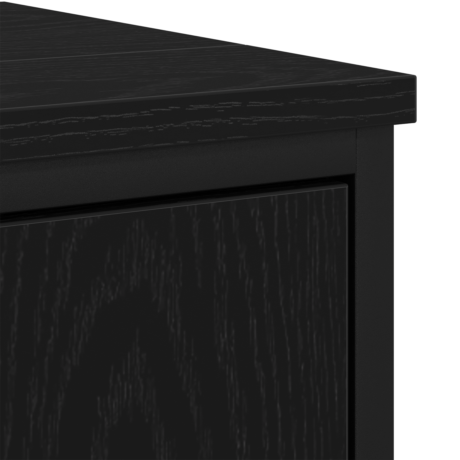Set de Mobilier pentru Baie 3 Piese Negru Stejar Lemn Prelucrat GartenMobel Dekor