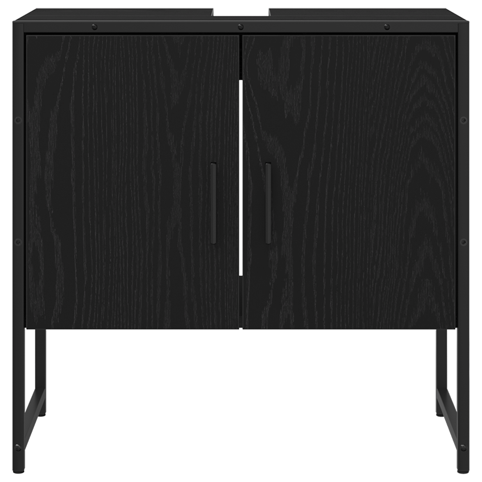 Set 4 piese mobilier baie Stejar negru Lemn prelucrat GartenMobel Dekor