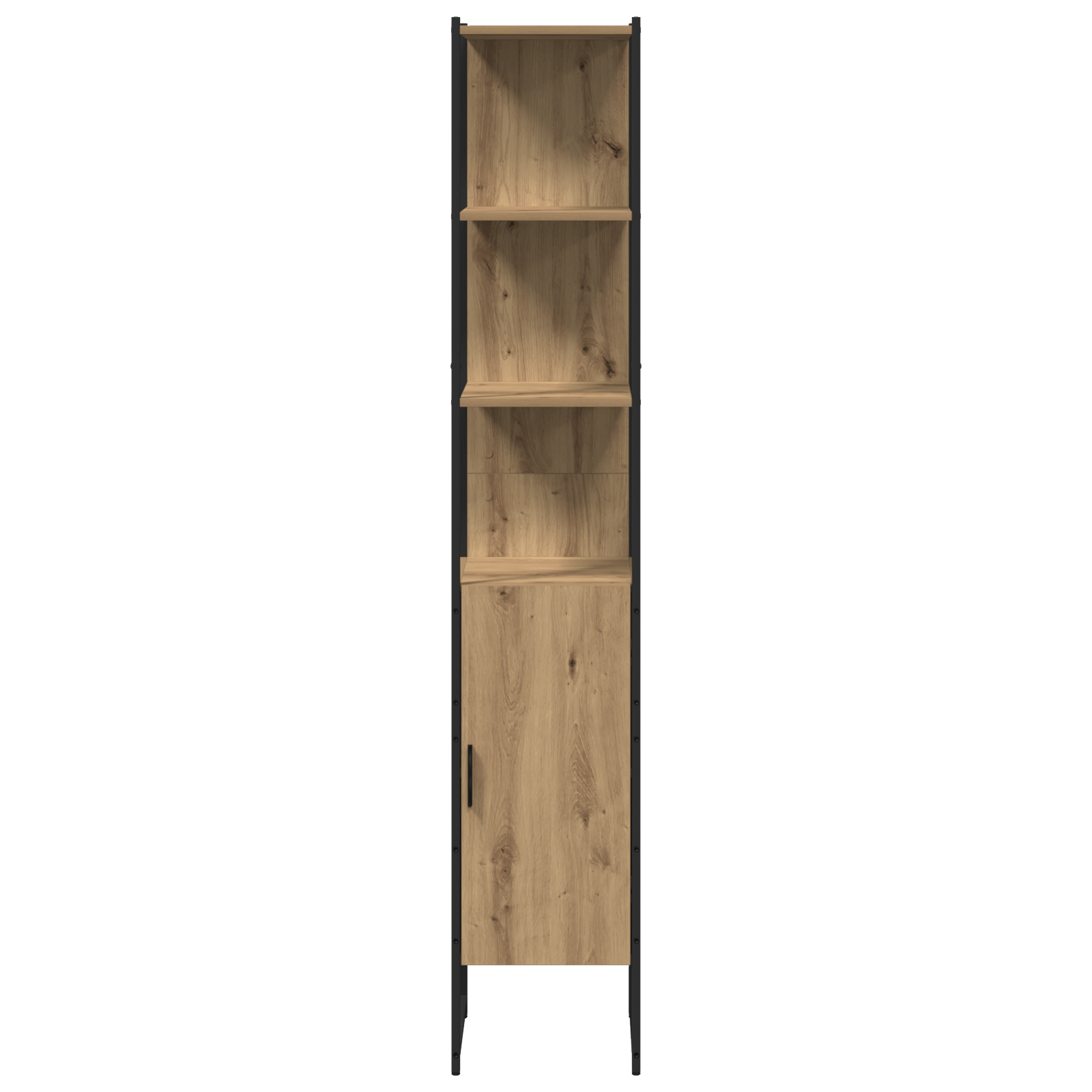 Set de mobilier pentru baie 4 piese din lemn stratificat de stejar GartenMobel Dekor