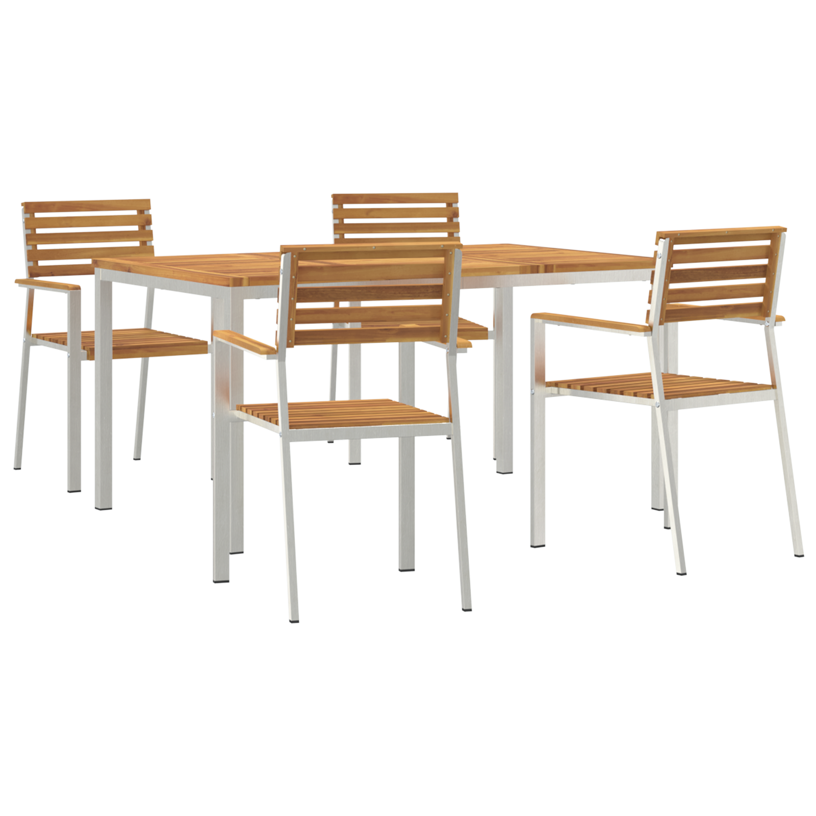 Set de Masă pentru Grădină  5 Piese Lemn Masiv de Acacia GartenMobel Dekor
