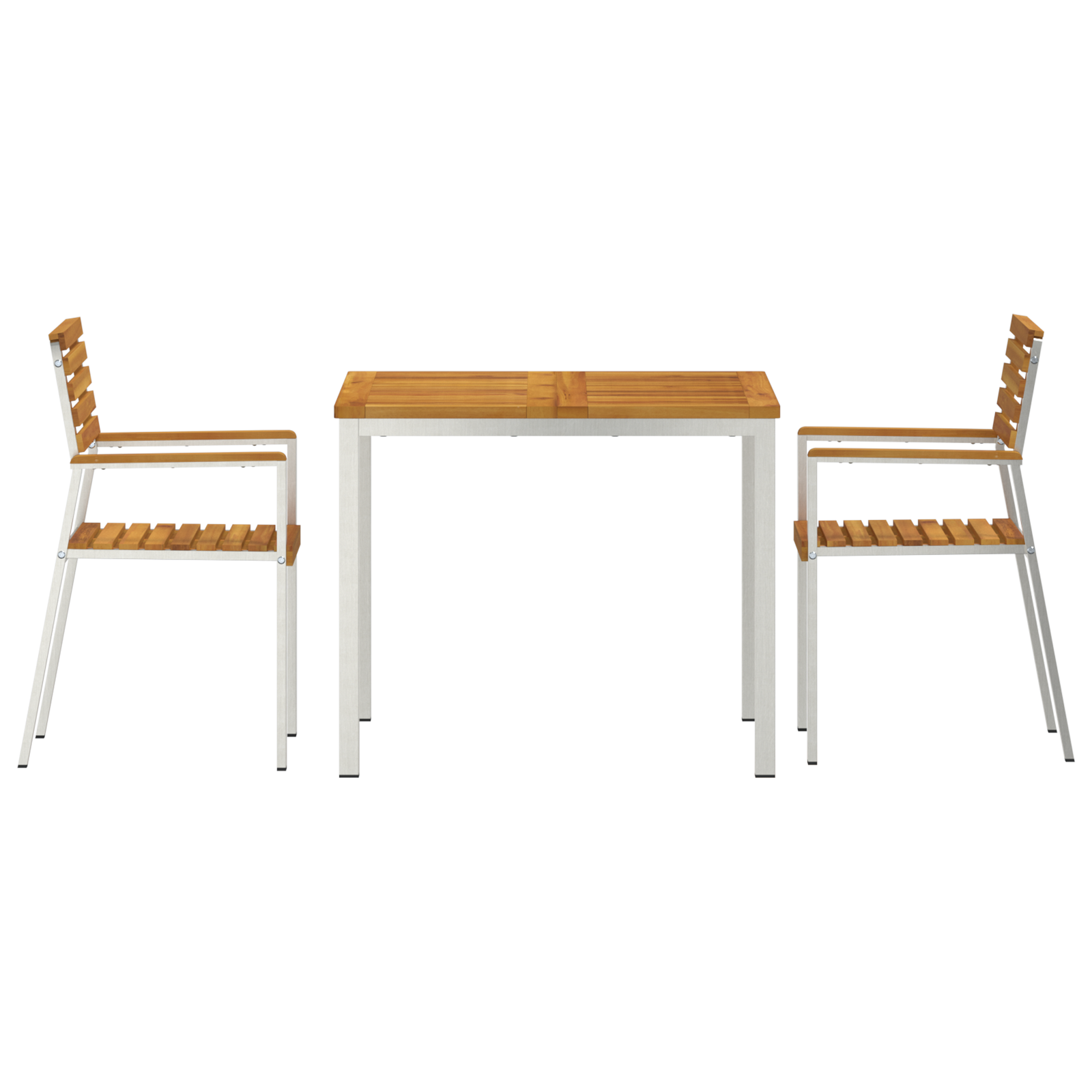 Set de dining pentru grădină  de 3 piese din lemn solid de acacia GartenMobel Dekor