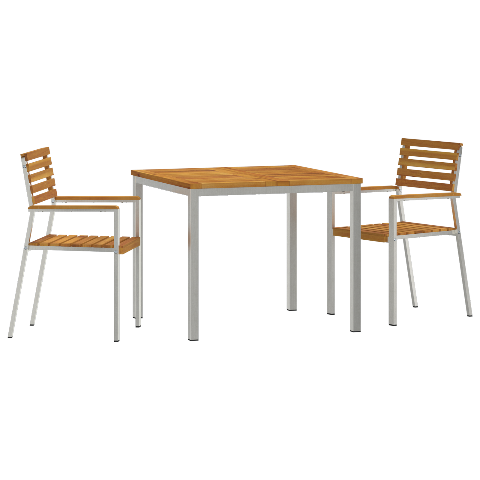 Set de dining pentru grădină  de 3 piese din lemn solid de acacia GartenMobel Dekor