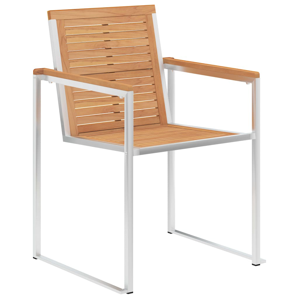 Set de Masă pentru Grădină  3 Piese din Lemn Solid de Teh GartenMobel Dekor