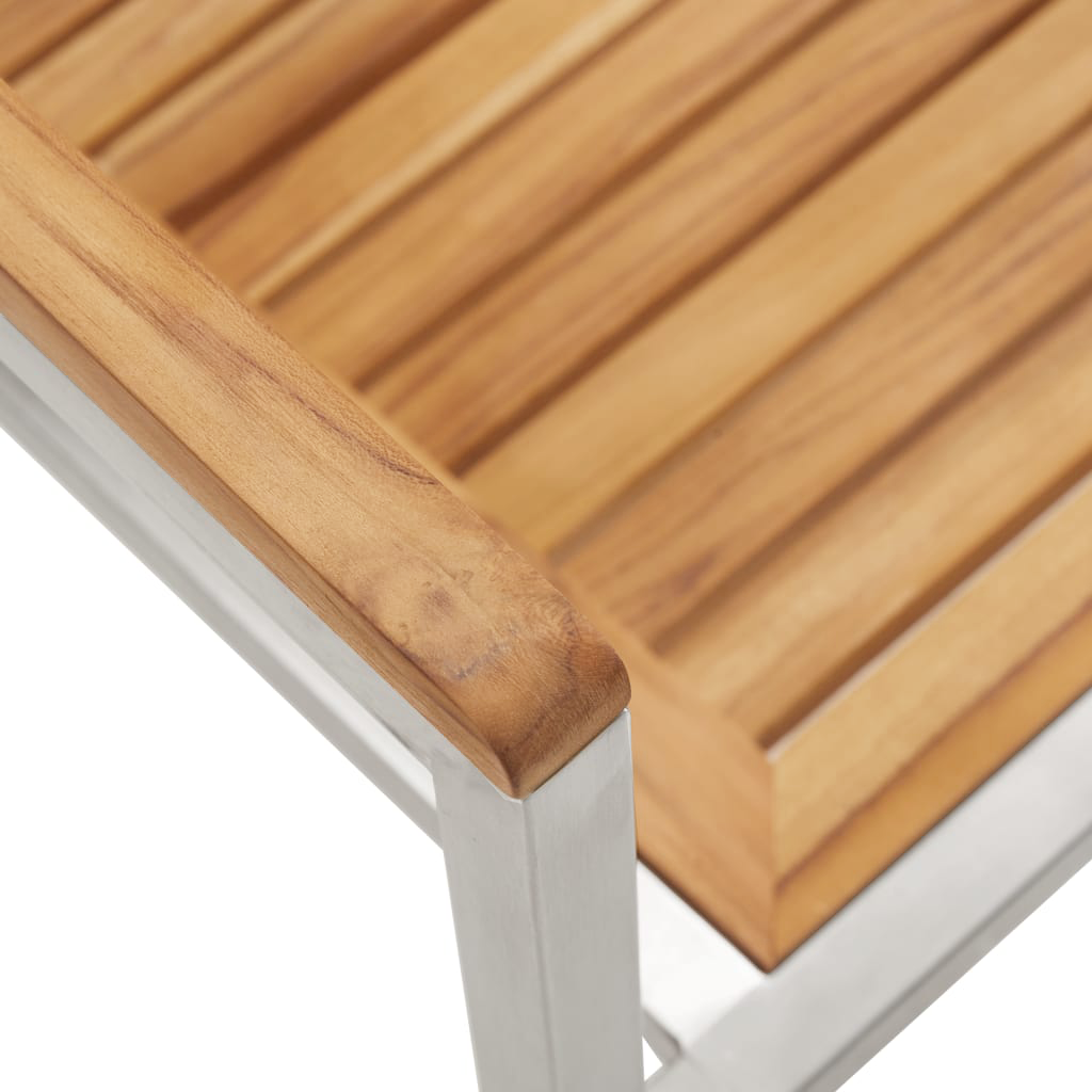 Set de Masă pentru Grădină  3 Piese din Lemn Solid de Teh GartenMobel Dekor