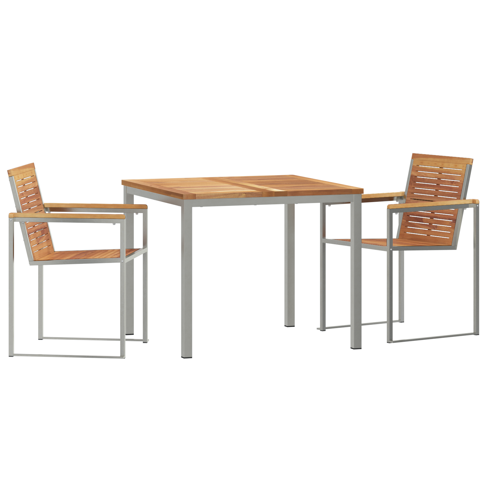 Set de Masă pentru Grădină  3 Piese din Lemn Solid de Teh GartenMobel Dekor