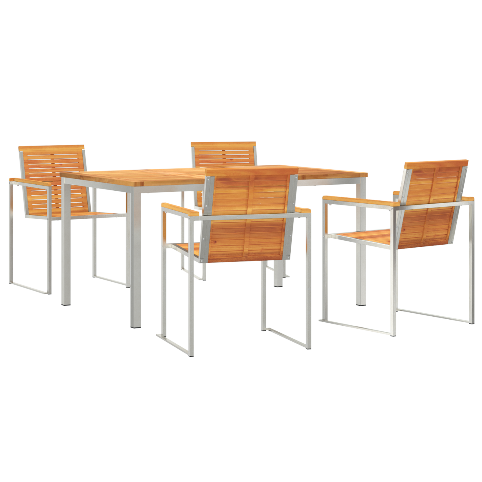 Set de Masă pentru Grădină  5 Piese Lemn Solid de Acacia GartenMobel Dekor