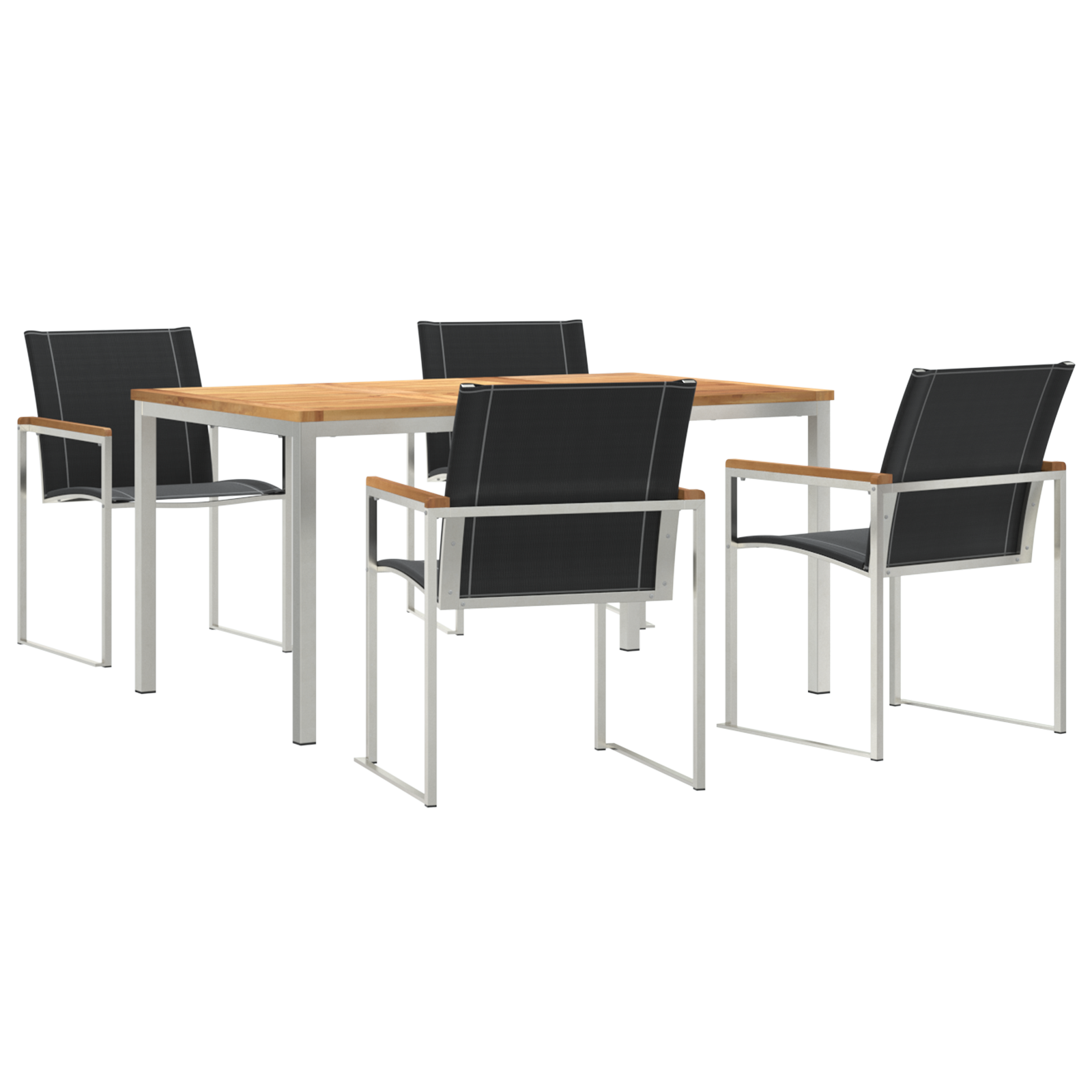 Set de dining grădină  5 piese din lemn masiv de acacia GartenMobel Dekor