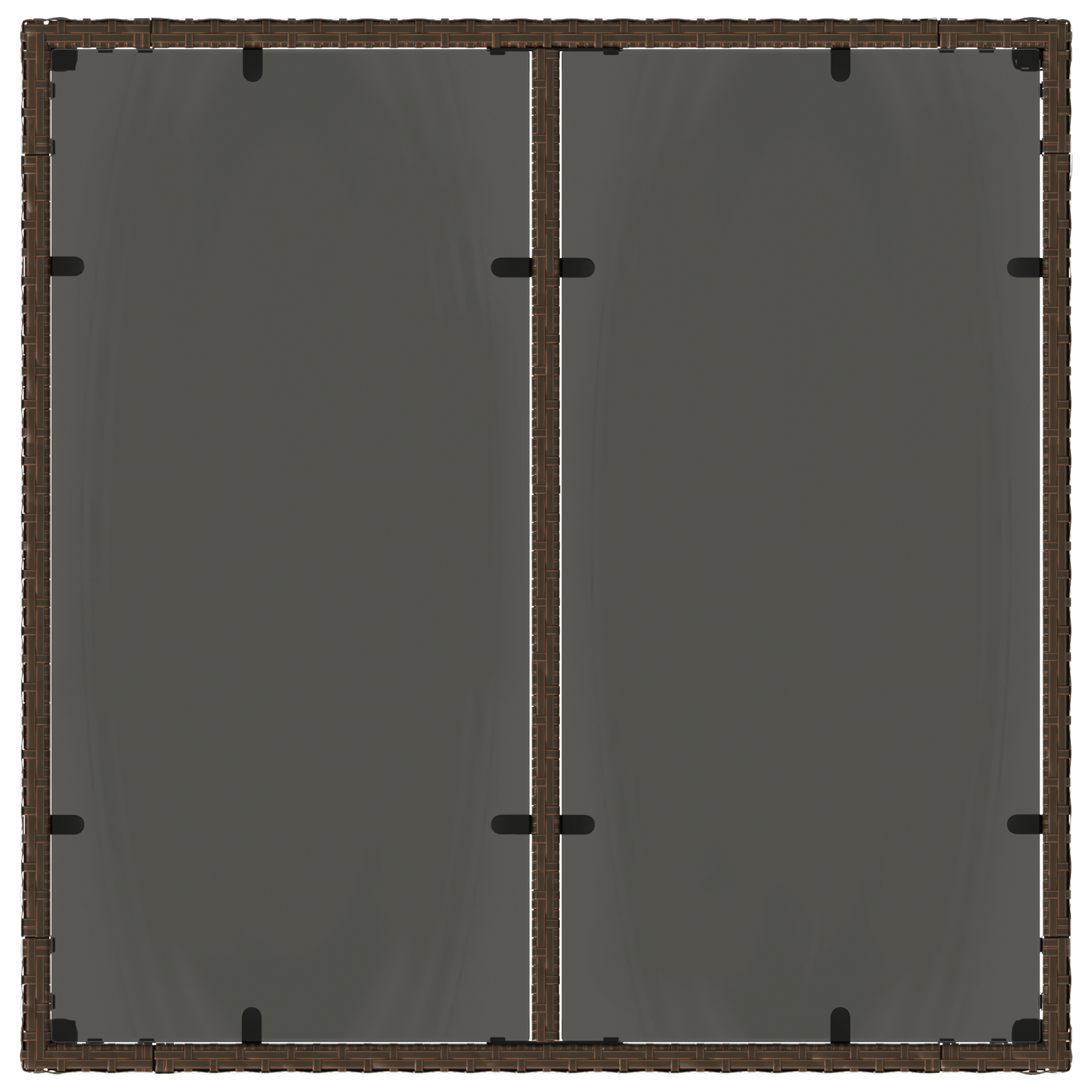 Set de grădină de 5 piese  cu perne Maro din Poliratan GartenMobel Dekor