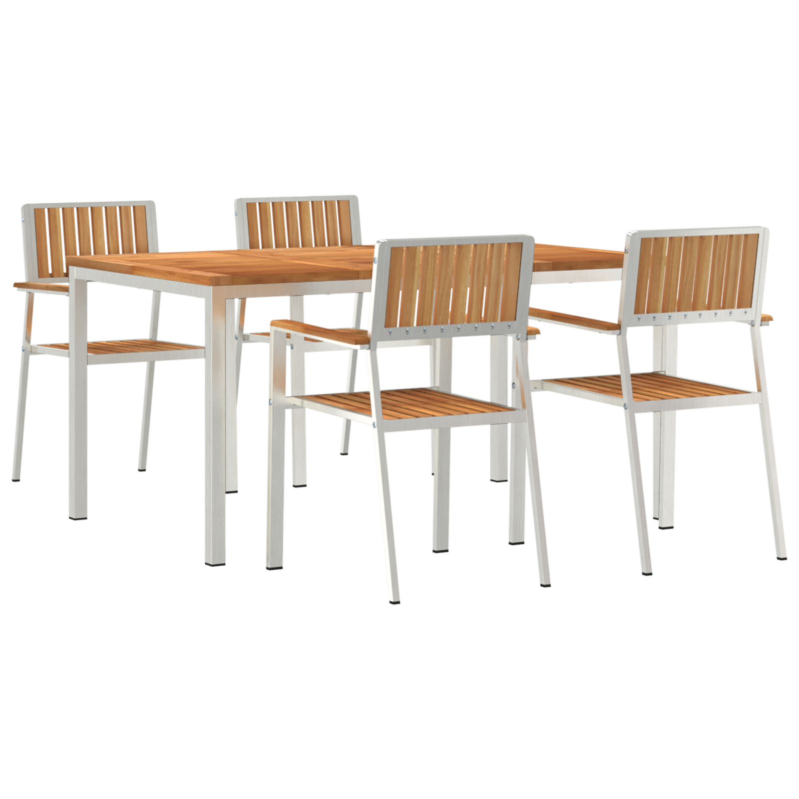 Set masă grădină  5 piese lemn masiv tec GartenMobel Dekor