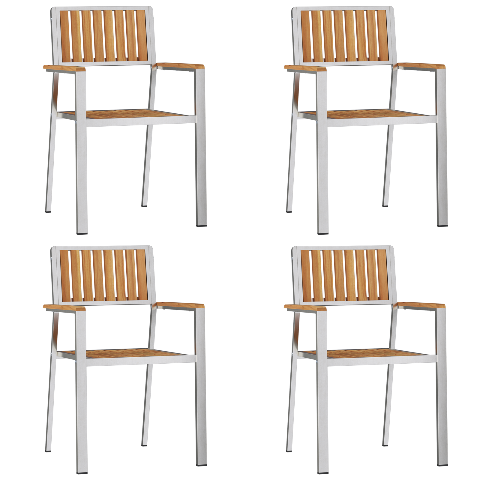 Set masă grădină  5 piese lemn masiv tec GartenMobel Dekor