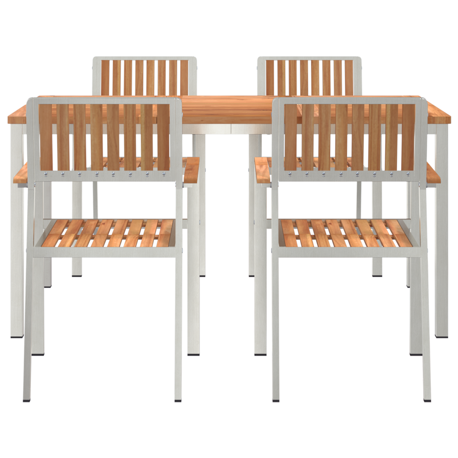 Set masă grădină  5 piese lemn masiv tec GartenMobel Dekor