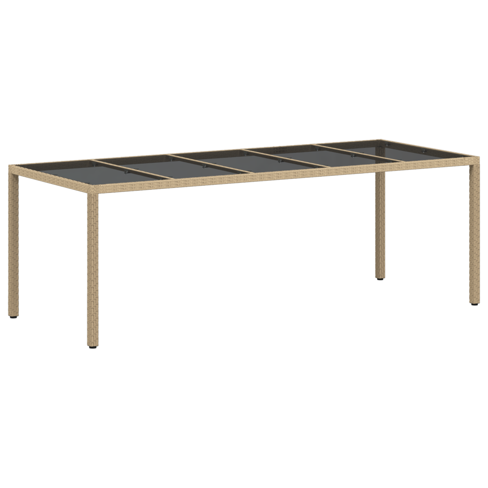 Set de dining pentru grădină 9 piese Bej din Poliratan GartenMobel Dekor