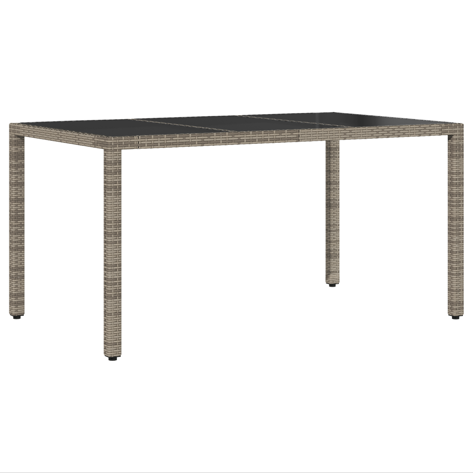 Set de dining pentru grădină 7 piese cu perne Gri Poliratan GartenMobel Dekor