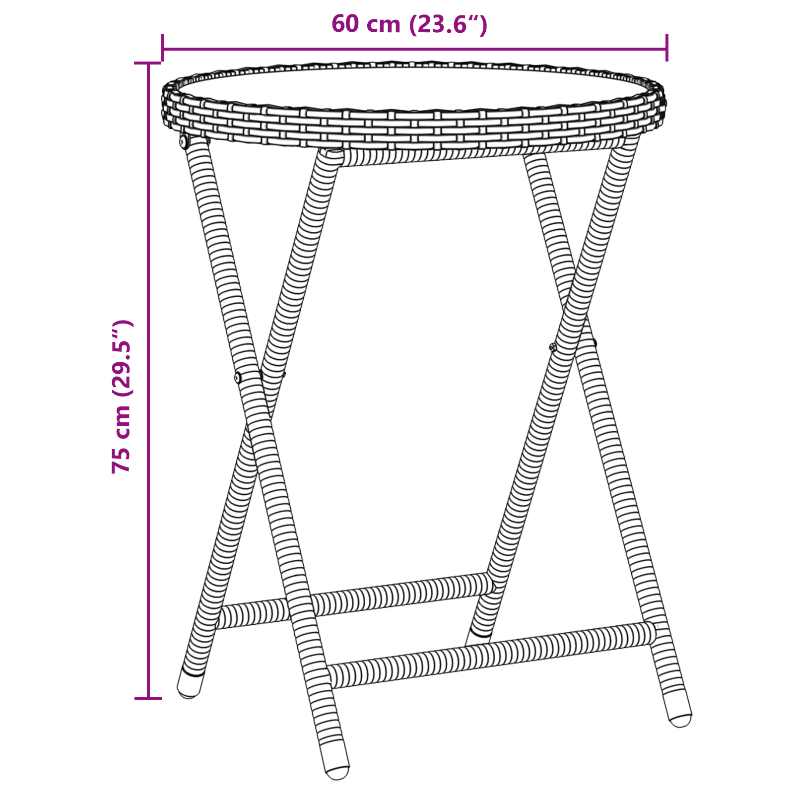 Set bistro de grădină, 3 piese, cu perne, gri, poliratan GartenMobel Dekor