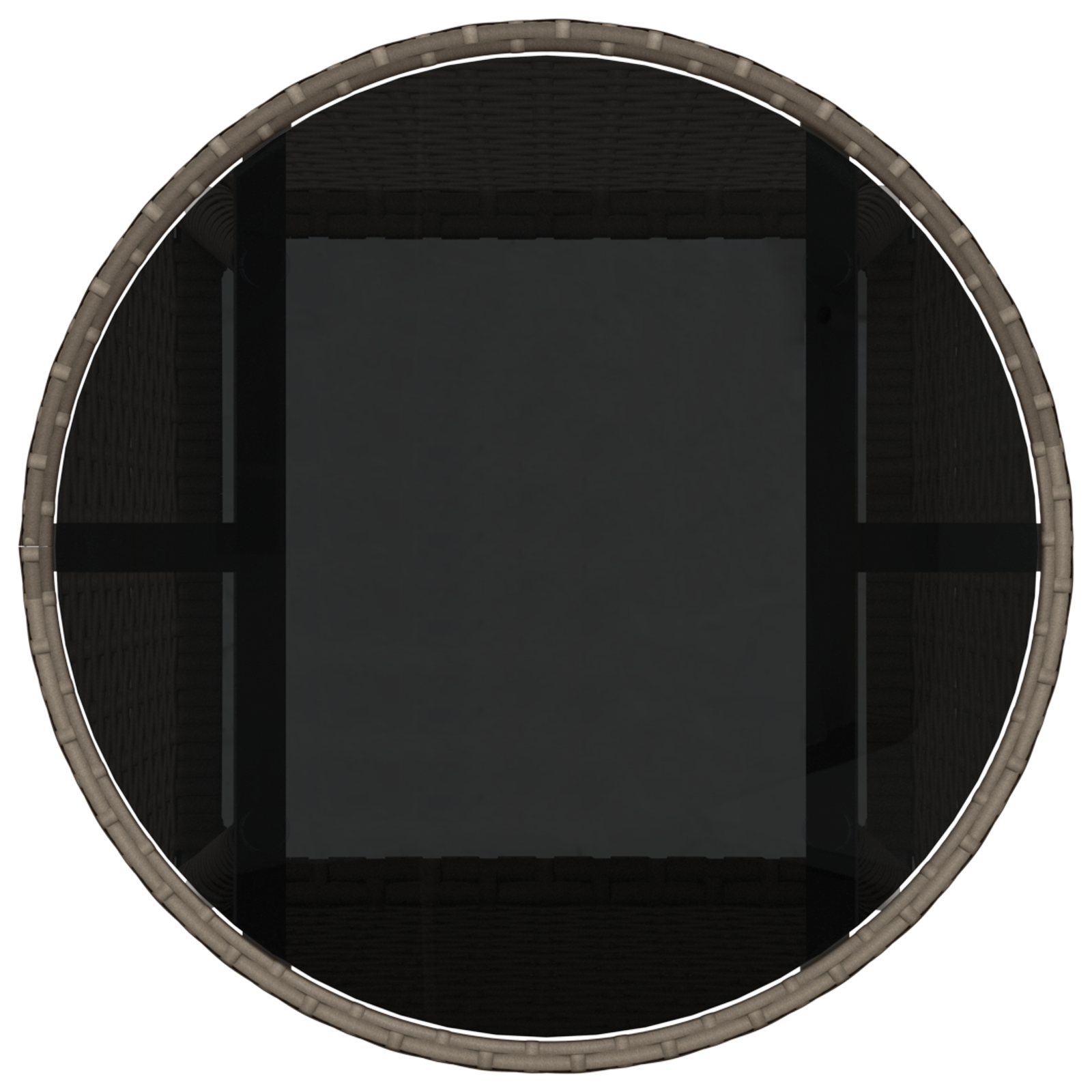 Set de Masă pentru Grădină 5 Piese Gri Poliratan GartenMobel Dekor