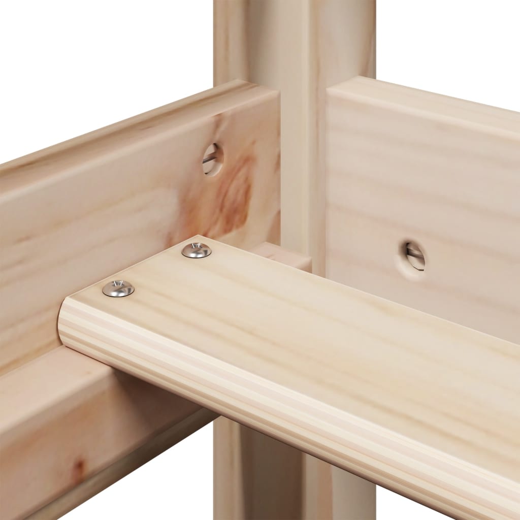 Pat înalt cu acoperiș, 90x190 cm, lemn masiv de pin GartenMobel Dekor