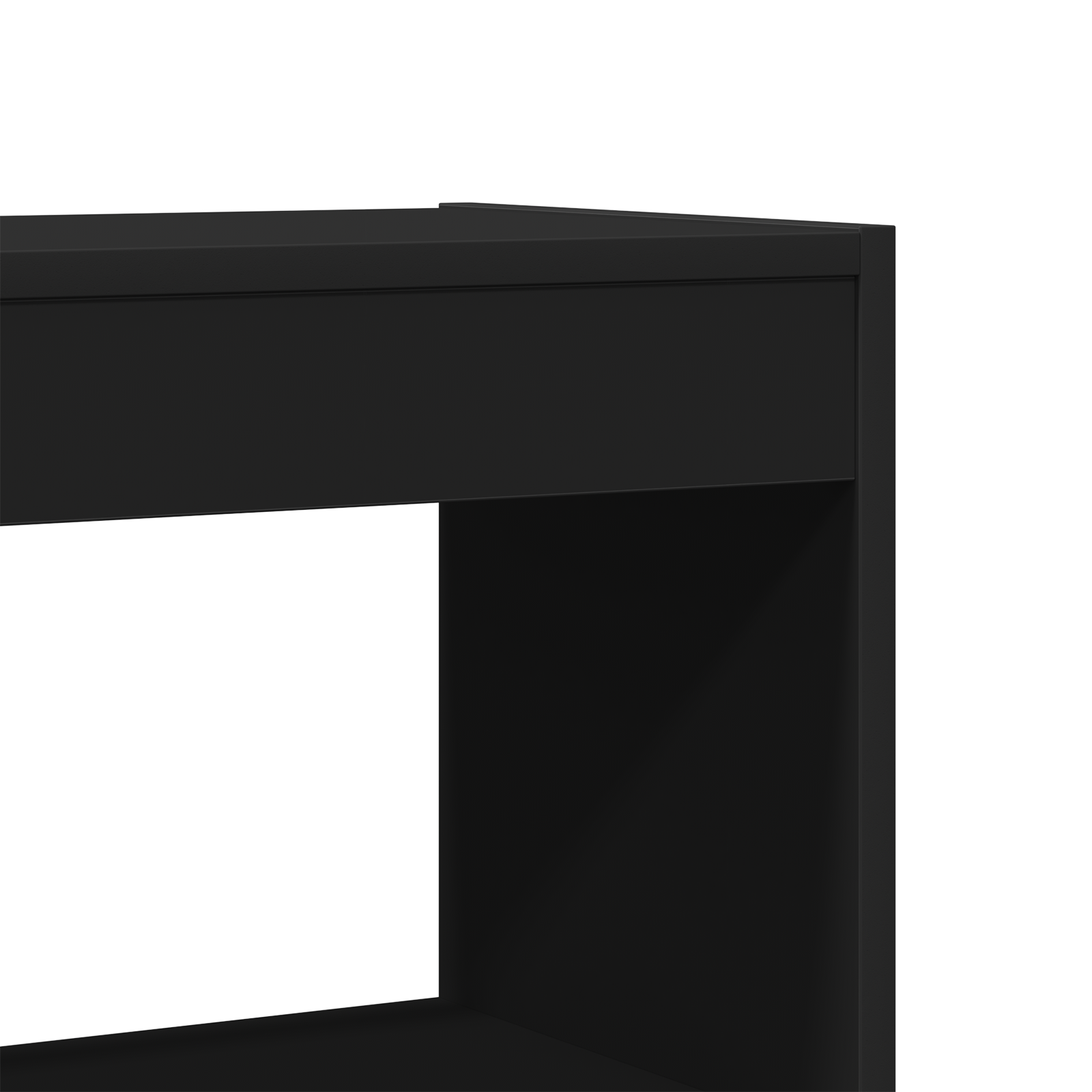 Raft De Cărți Negru Negru Lemn 80 x 30 x 198 cm Rafturi GartenMobel Dekor