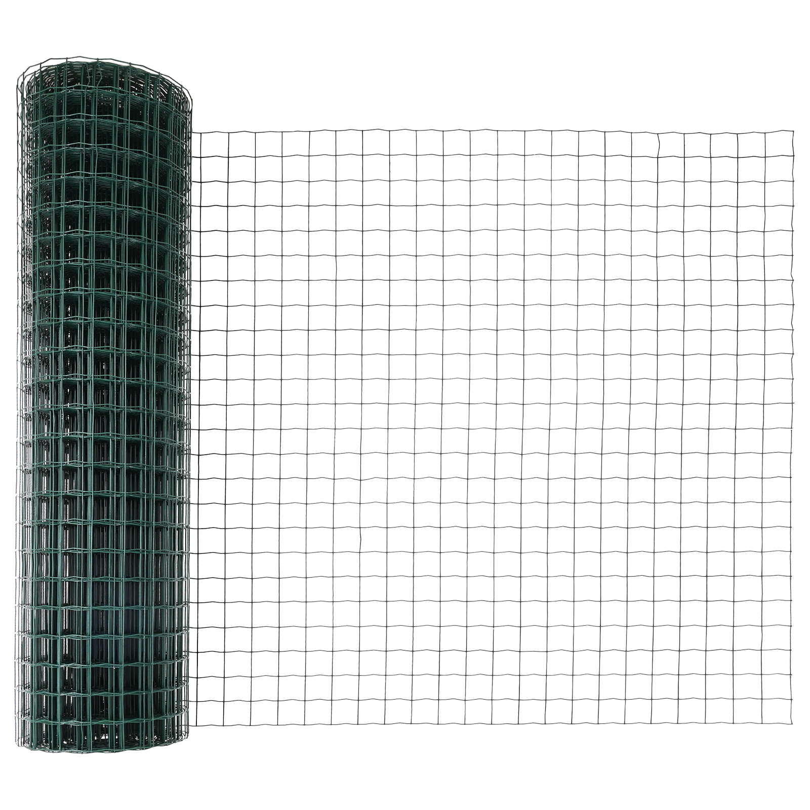 Gard Euro cu 5 Stâlpi U Verde 1x10 m Oțel GartenMobel Dekor