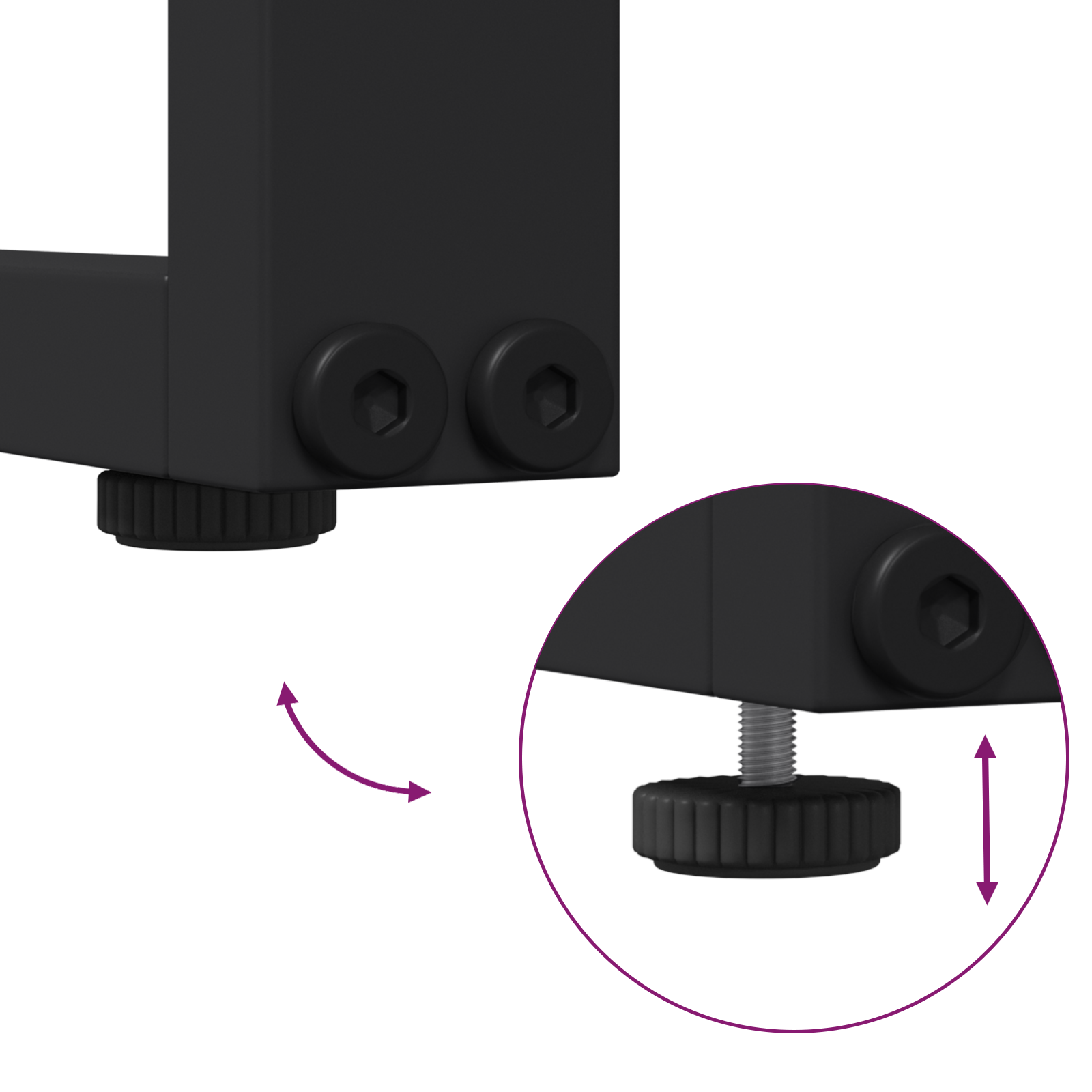 Set canapea de grădină, 3 piese, cu perne antracit GartenMobel Dekor