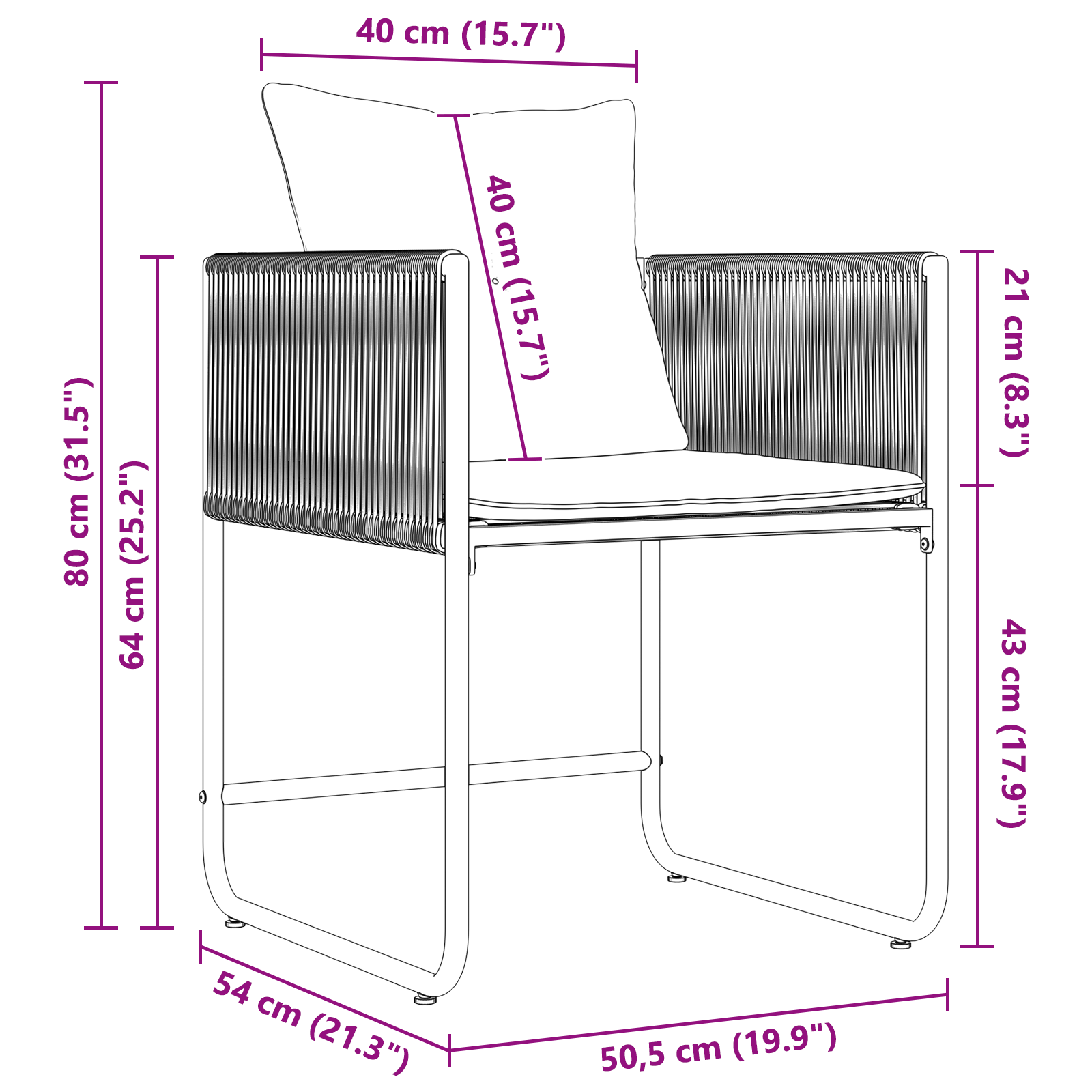 Set mobilier de grădină, 10 piese, cu perne, oțel și poliratan GartenMobel Dekor