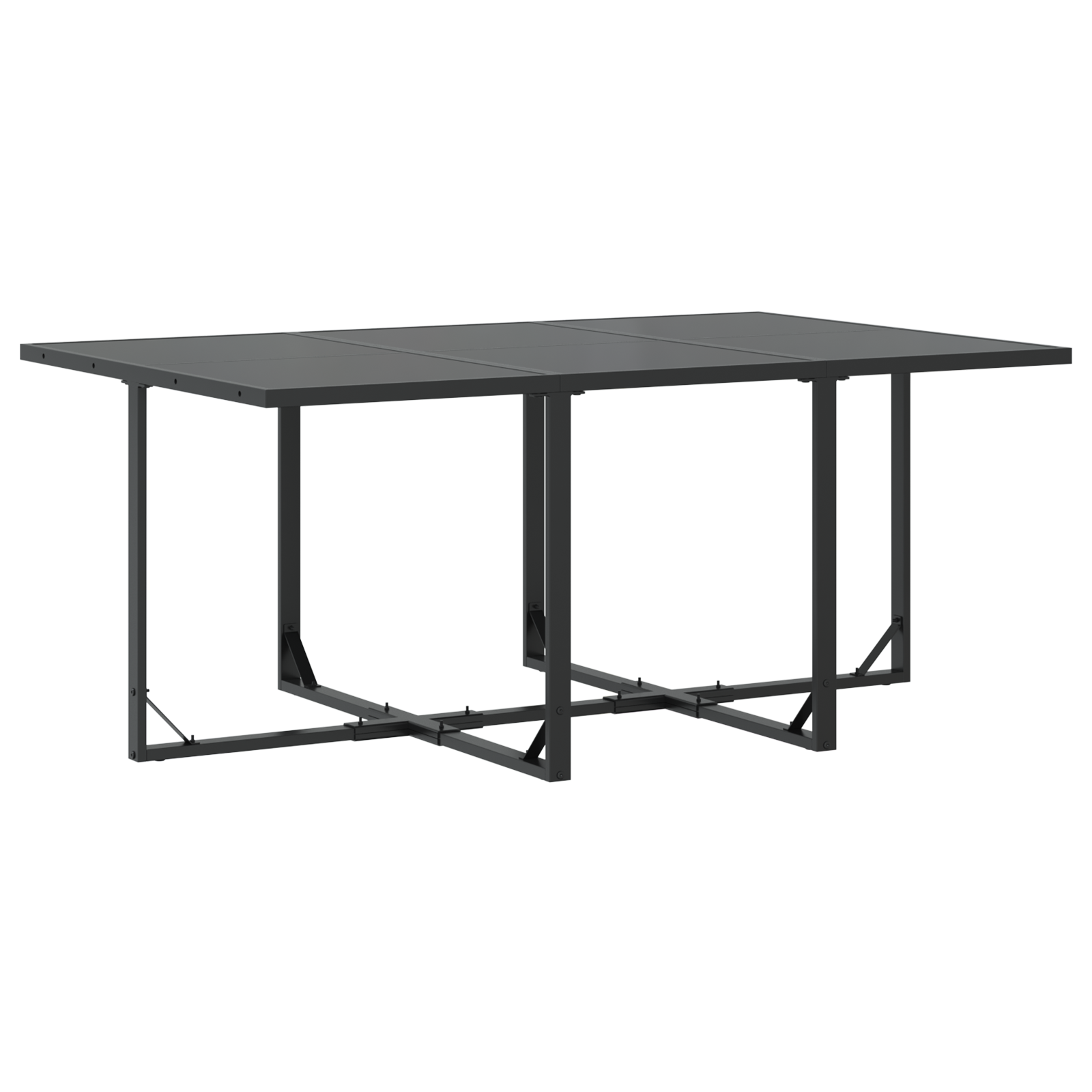 Set mobilier de grădină, 13 piese, cu perne, oțel și poliratan GartenMobel Dekor