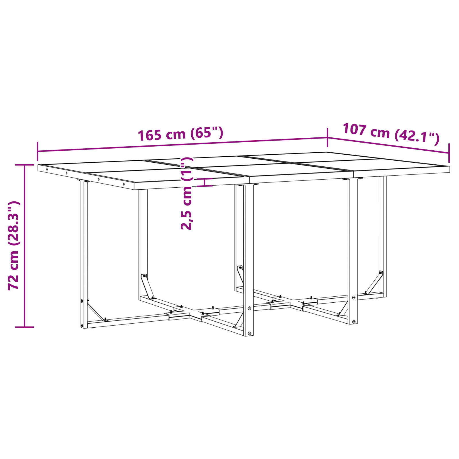 Set mobilier de grădină, 13 piese, cu perne, oțel și poliratan GartenMobel Dekor
