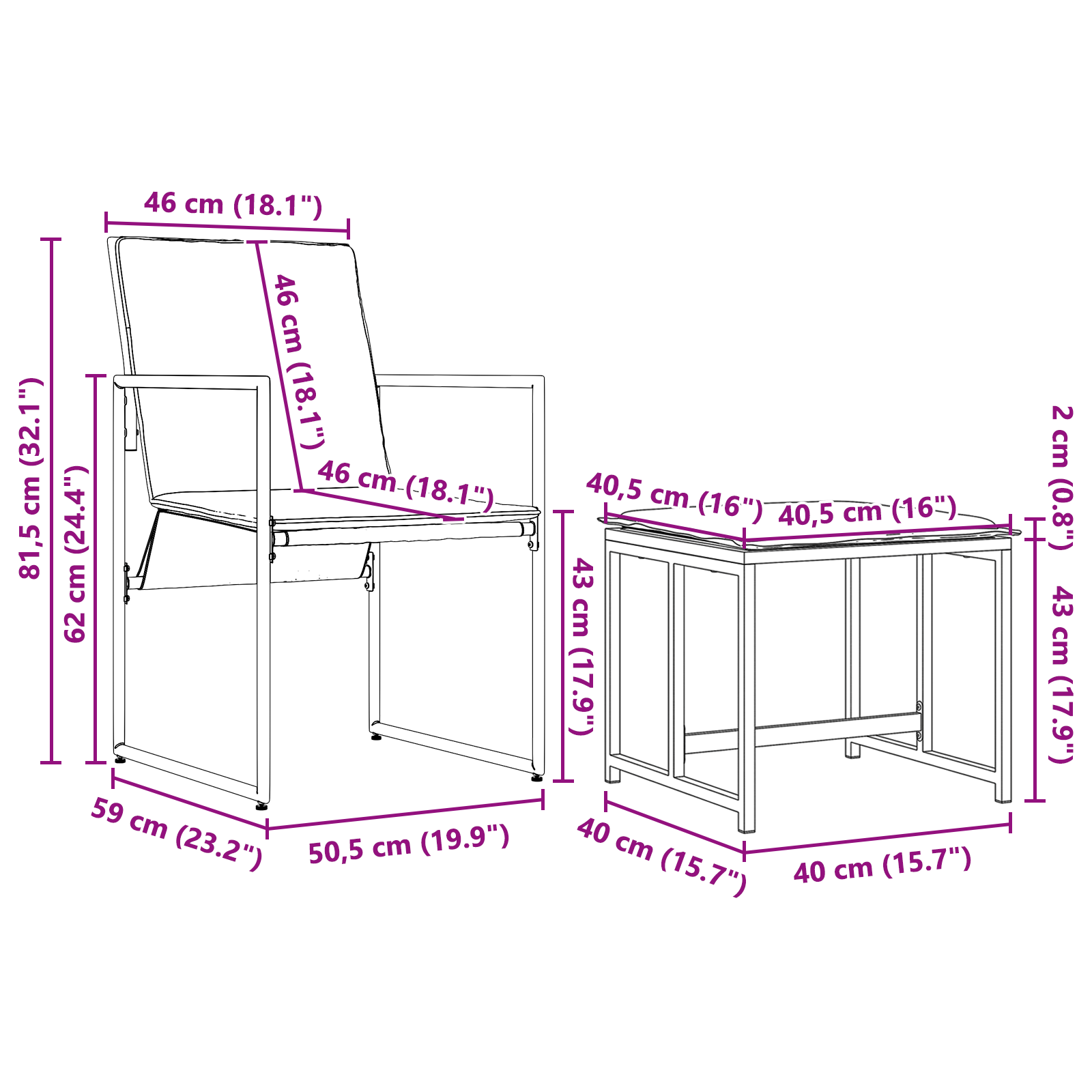 Set mobilier de grădină, 16 piese, cu perne, oțel și textilenă GartenMobel Dekor