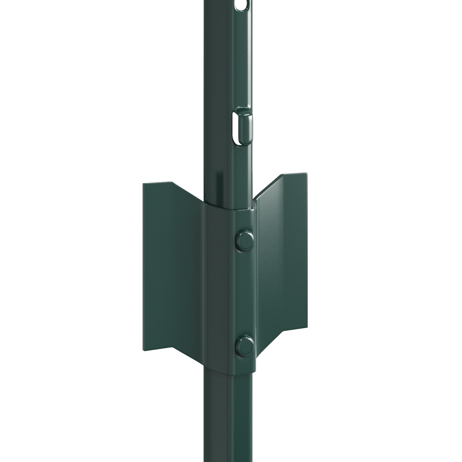 Stâlpi de gard 22 pcs U-Channel Verde 100 cm Oțel GartenMobel Dekor