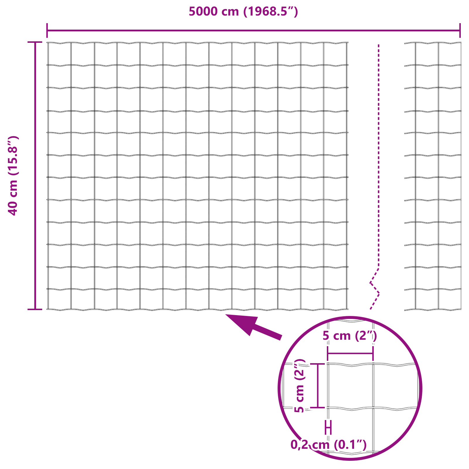 Gard Euro cu 22 Stâlpi Verzi 0,4x50 m Oțel GartenMobel Dekor