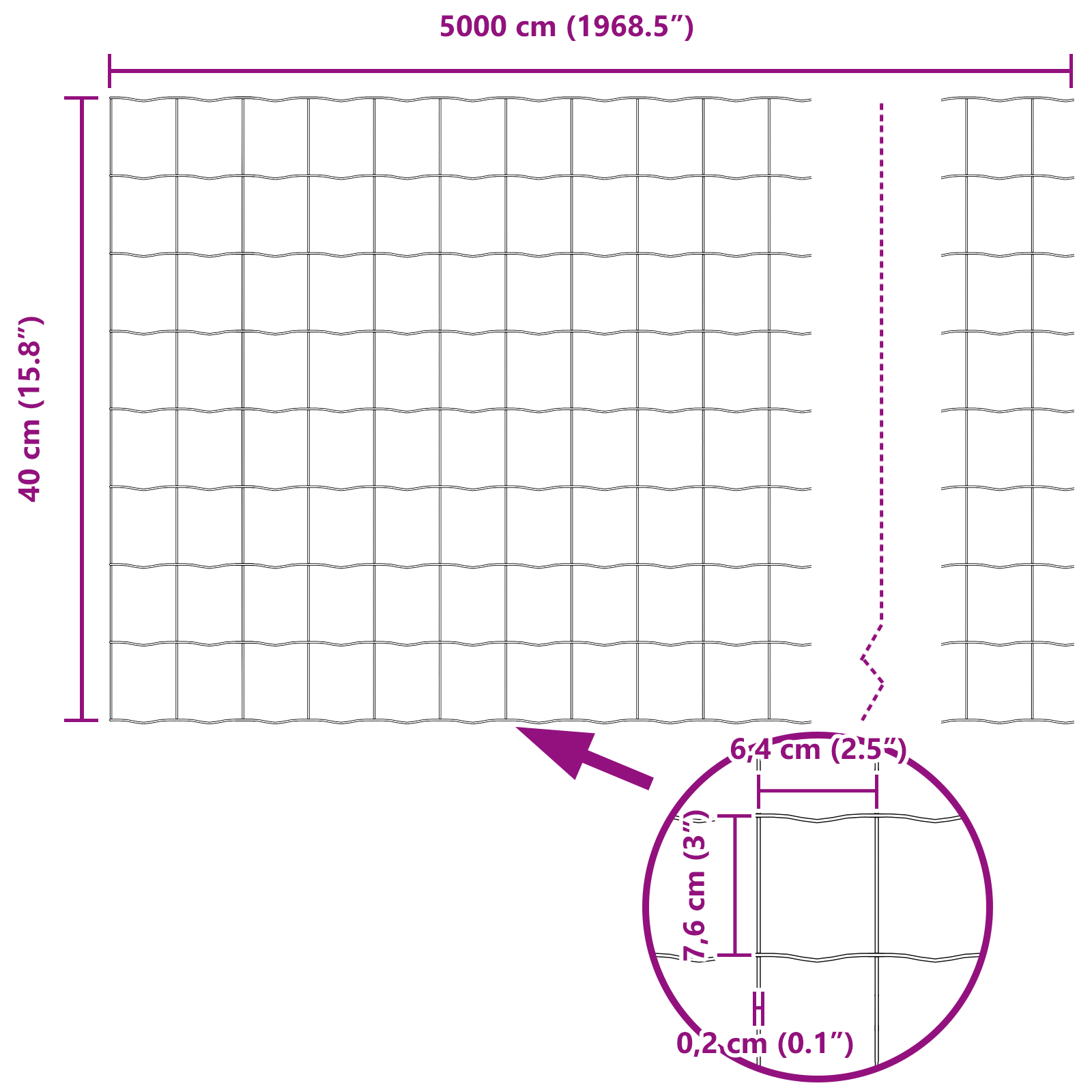 Gard Euro cu 22 Stâlpi Verzi 0,4x50 m Oțel GartenMobel Dekor