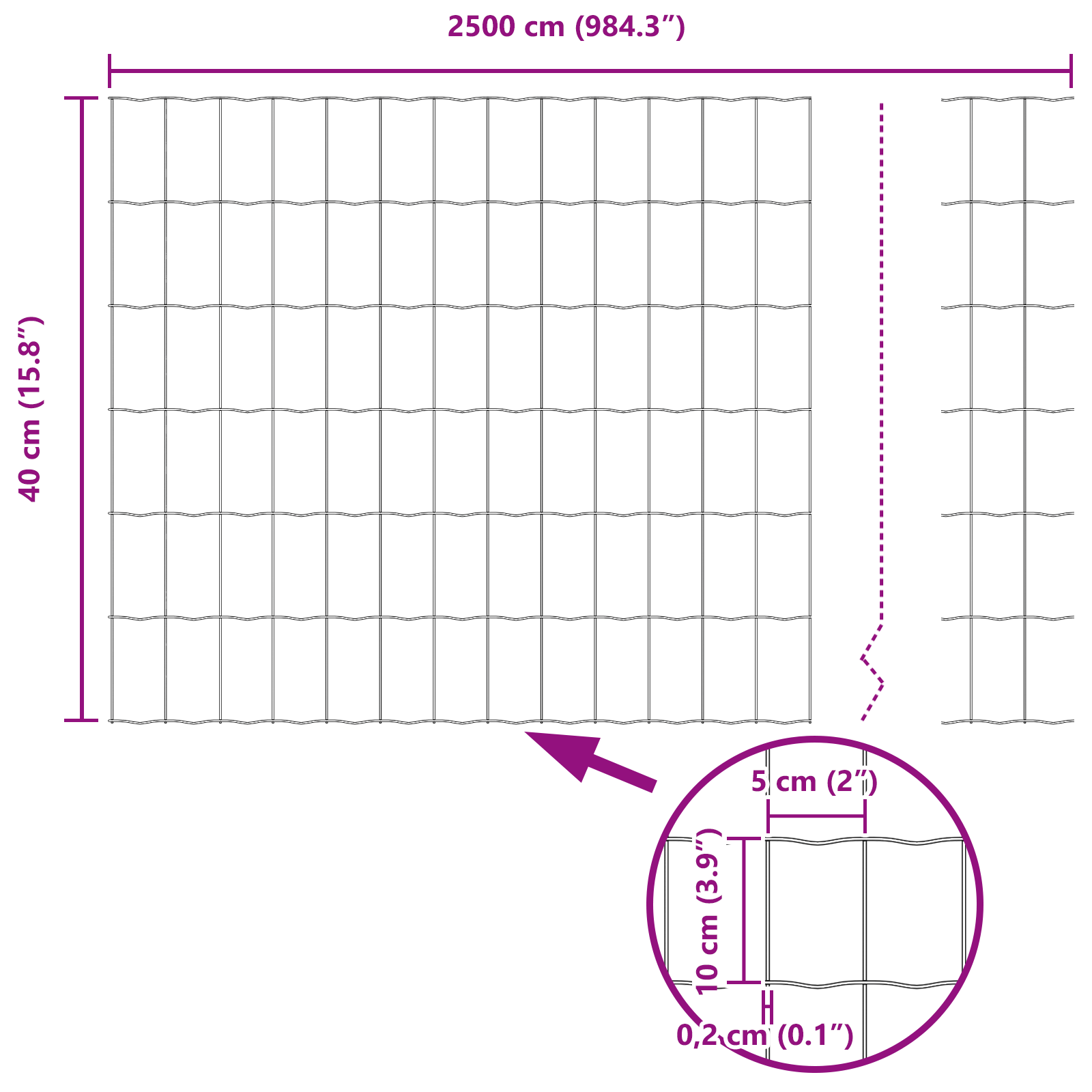 Gard European cu 11 Stâlpi Verzi 0,4x25 m Oțel GartenMobel Dekor