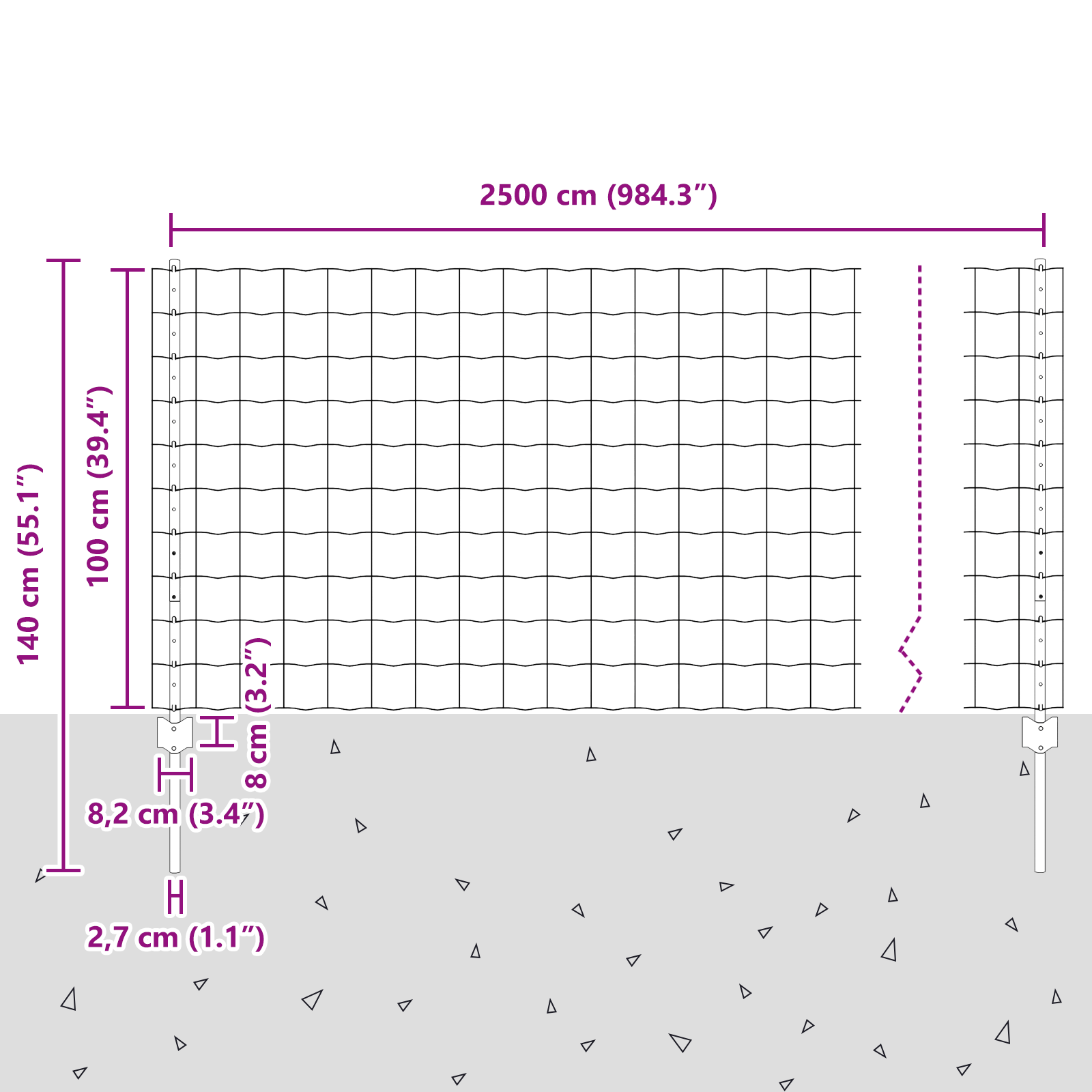 Set Gard Set de 2 Verde Oțel 25 x 1 m Durabil Gard de Grădină GartenMobel Dekor