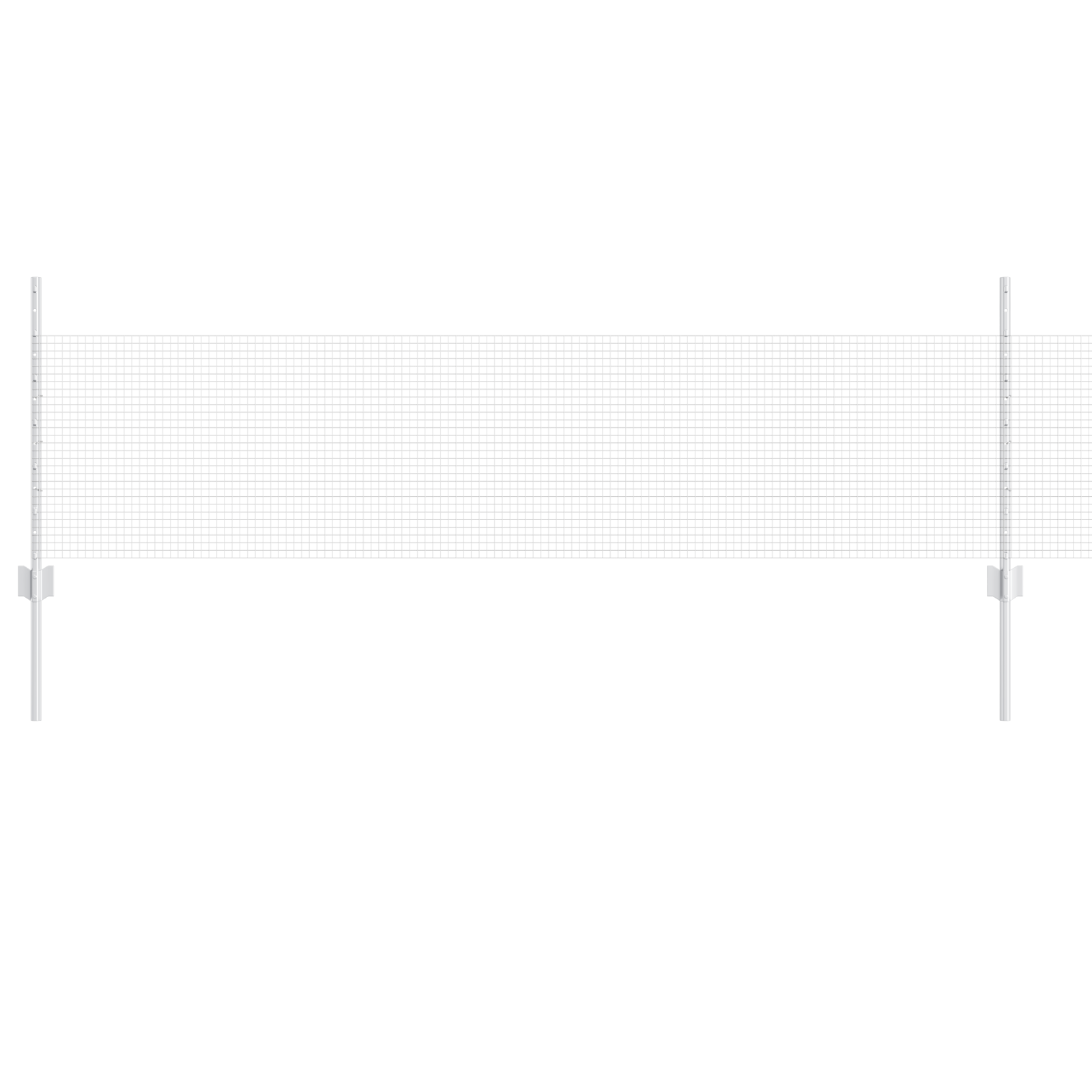 Set Gard cu Plasă pentru Pui Set de 2 Oțel galvanizat 25 x 0.5 m GartenMobel Dekor