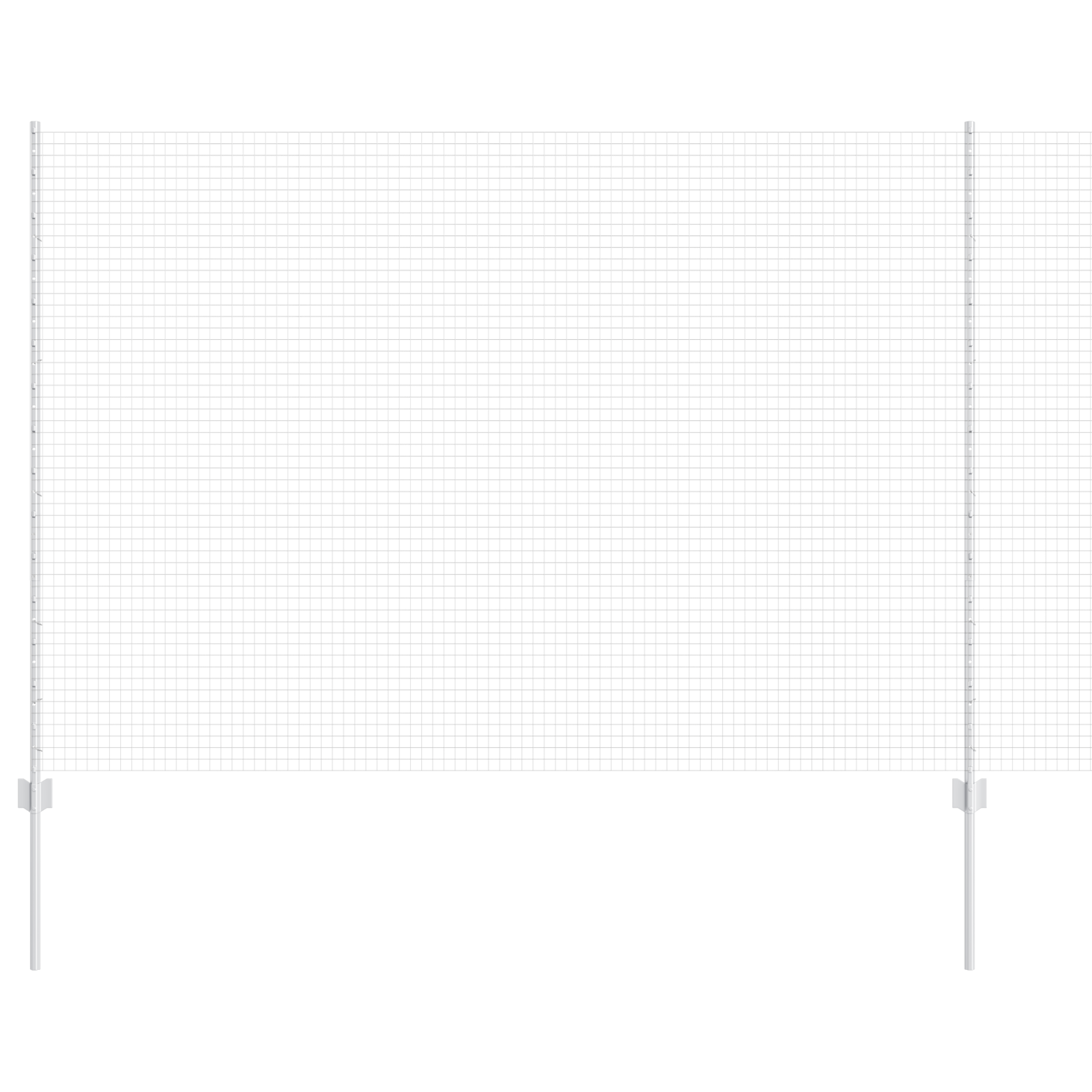 Set de gard Set de 2 Oțel galvanizat 10 x 1,5 m Rezistent GartenMobel Dekor