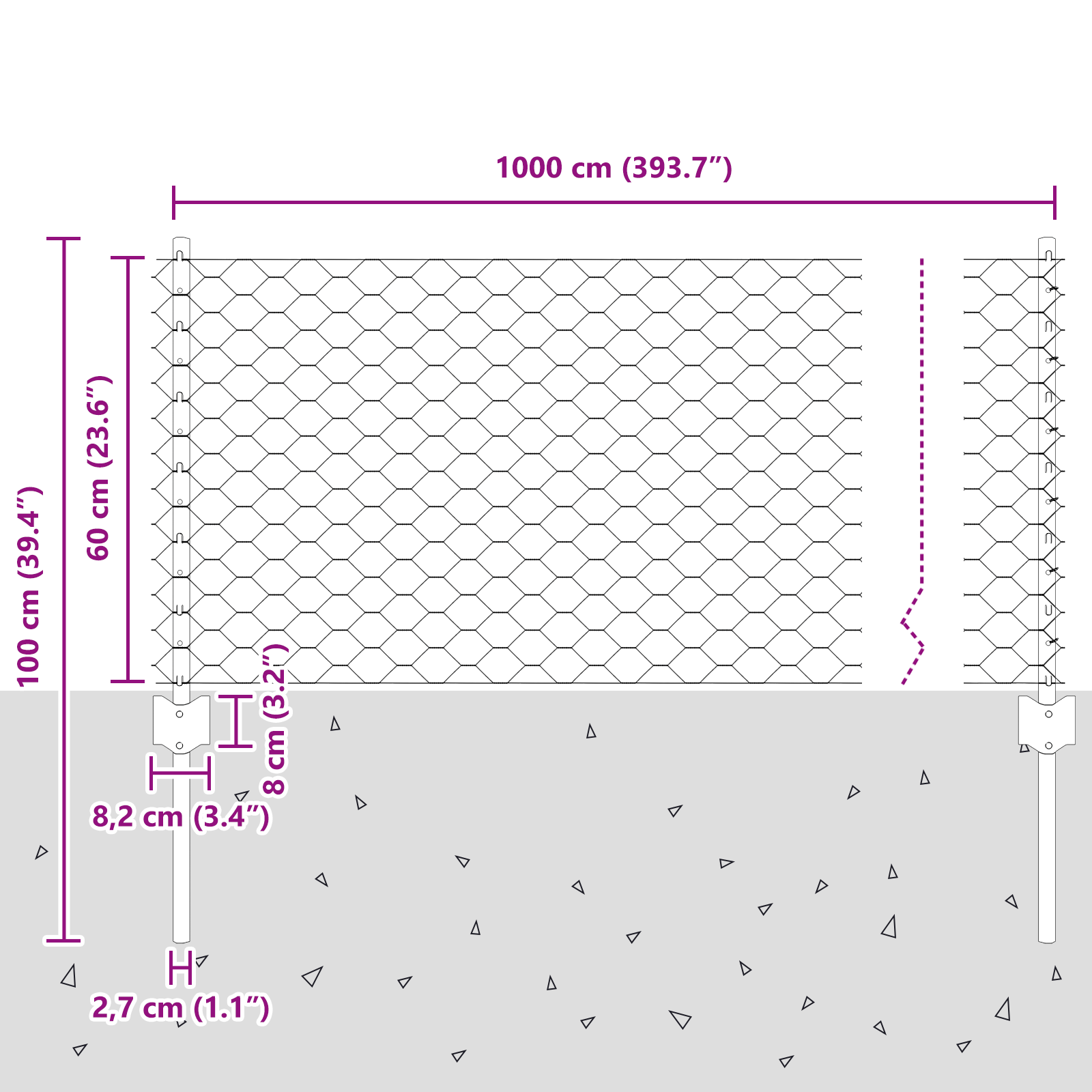 panouri pentru gard 11 buc U-Channel Verde 120 cm Oțel GartenMobel Dekor