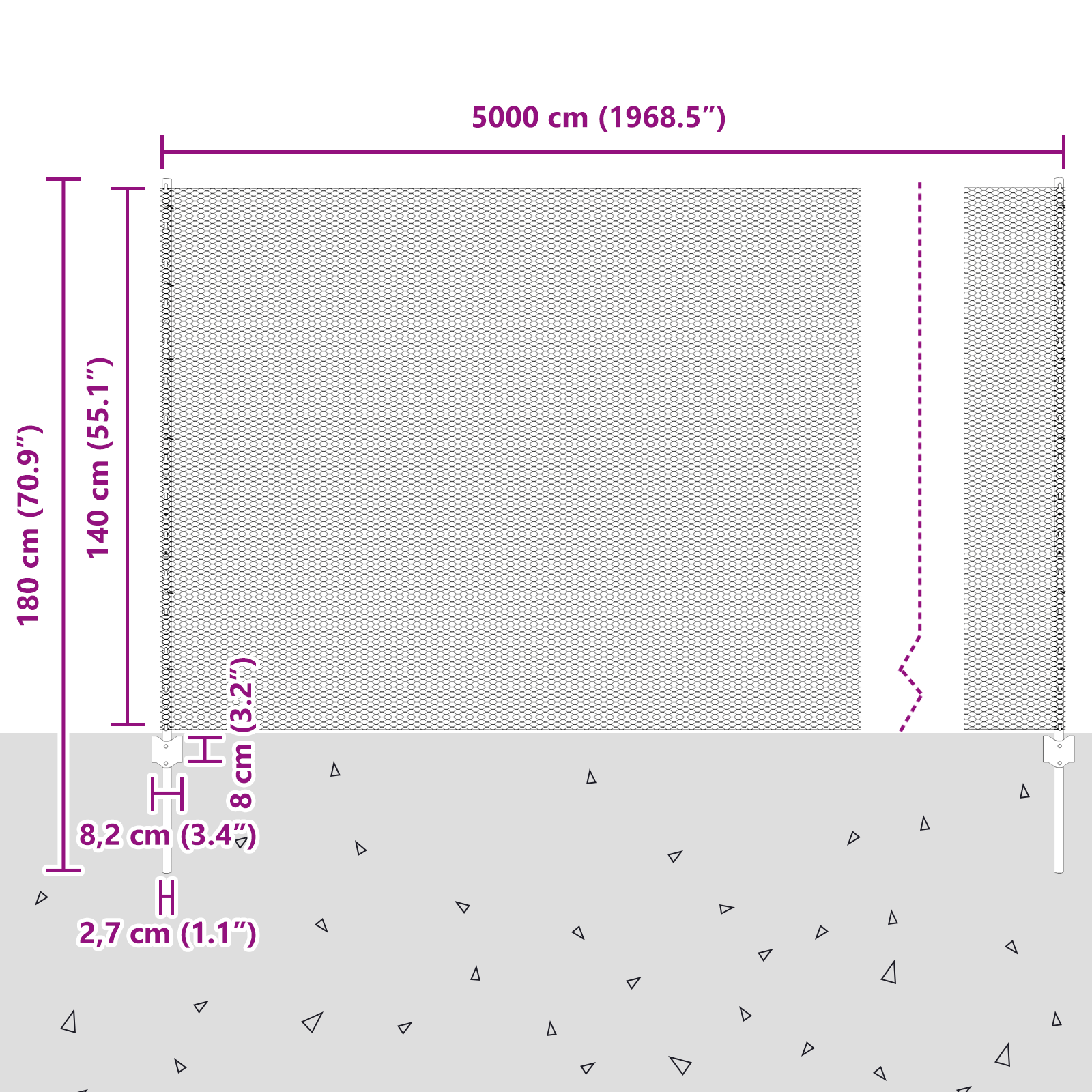Stâlpi de Gard 11 buc U-Channel Verde 140 cm Oțel GartenMobel Dekor