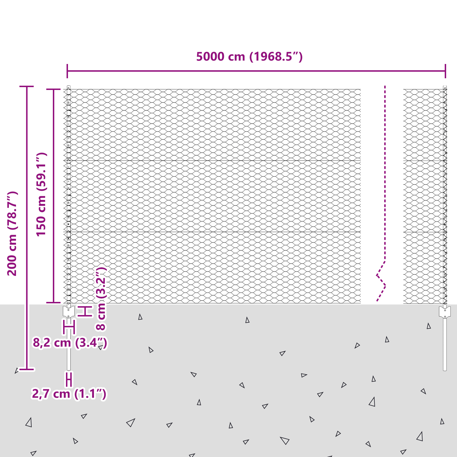 Stâlpi de îngrădire  11 buc U-Channel Verde 150 cm Oțel GartenMobel Dekor