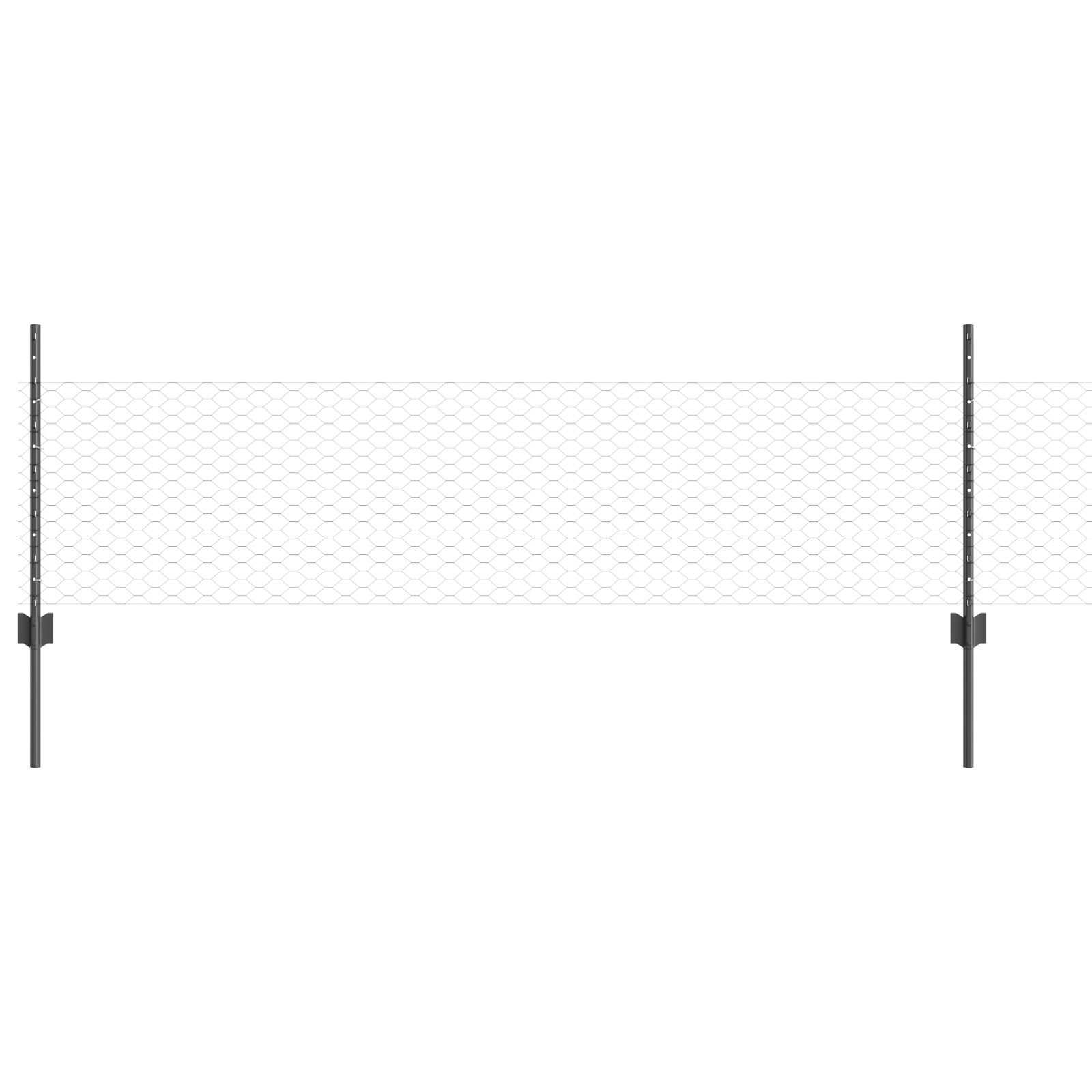 Set Gard pentru Grădină Pachet de 2 Gri Metal Mare Extensibil GartenMobel Dekor