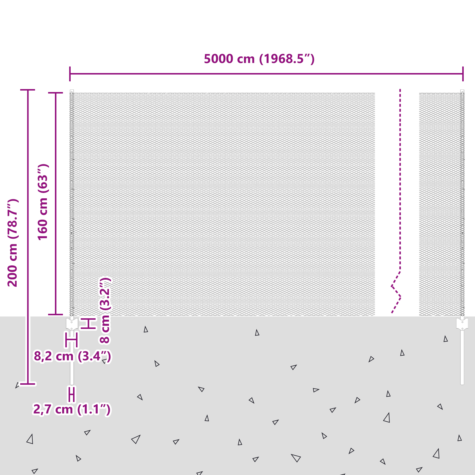 Stâlpi pentru Gard 22 pcs U-Channel Gri 160 cm Oțel GartenMobel Dekor