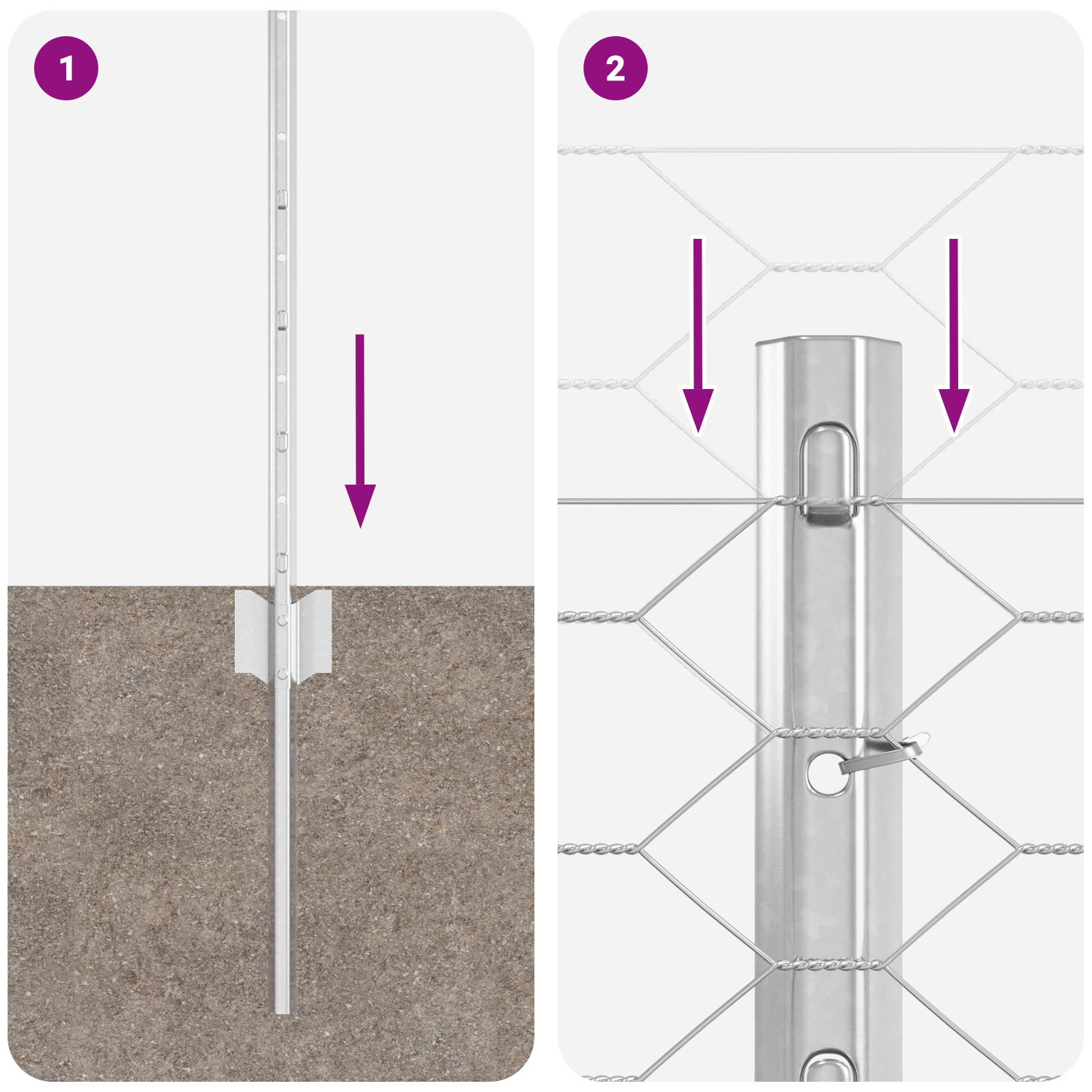 Stâlpi de gard 11 buc U-Channel 80 cm Oțel galvanizat GartenMobel Dekor