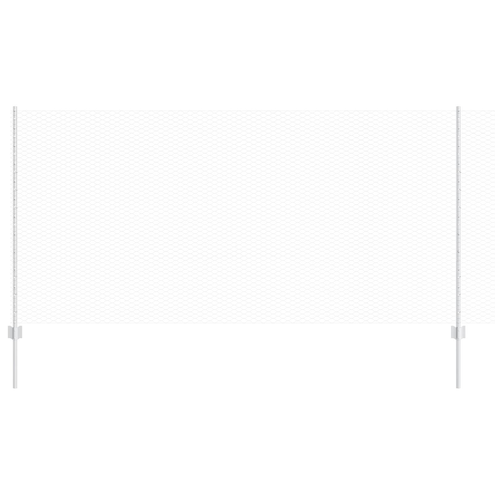 Stâlpi de împrejmuire 10 buc U-Channel 120 cm Oțel galvanizat GartenMobel Dekor