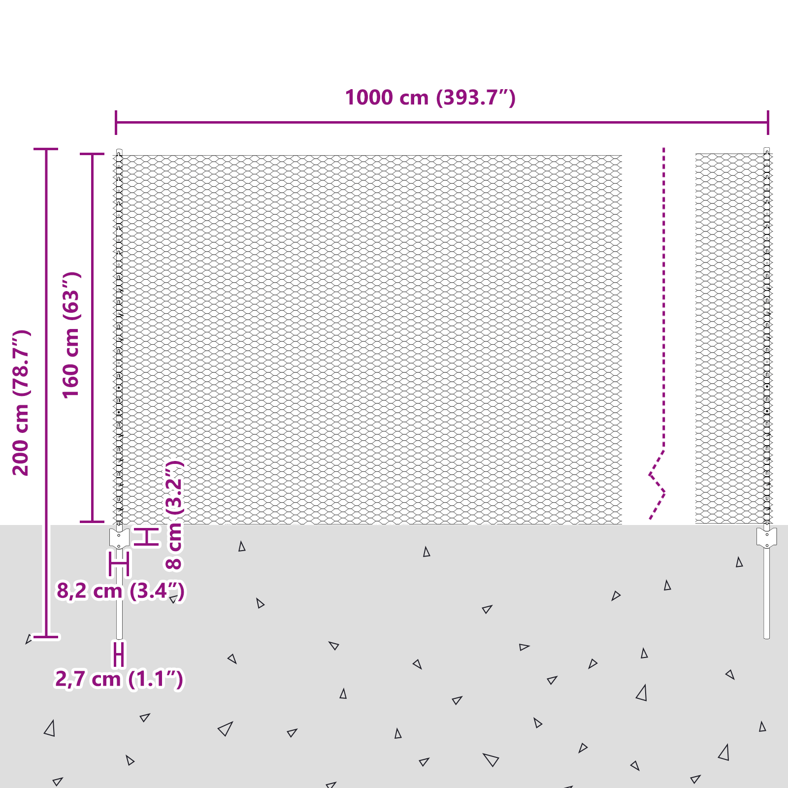 Stâlpi de Gard 10 buc U-Channel 160 cm Oțel Galvanizat GartenMobel Dekor
