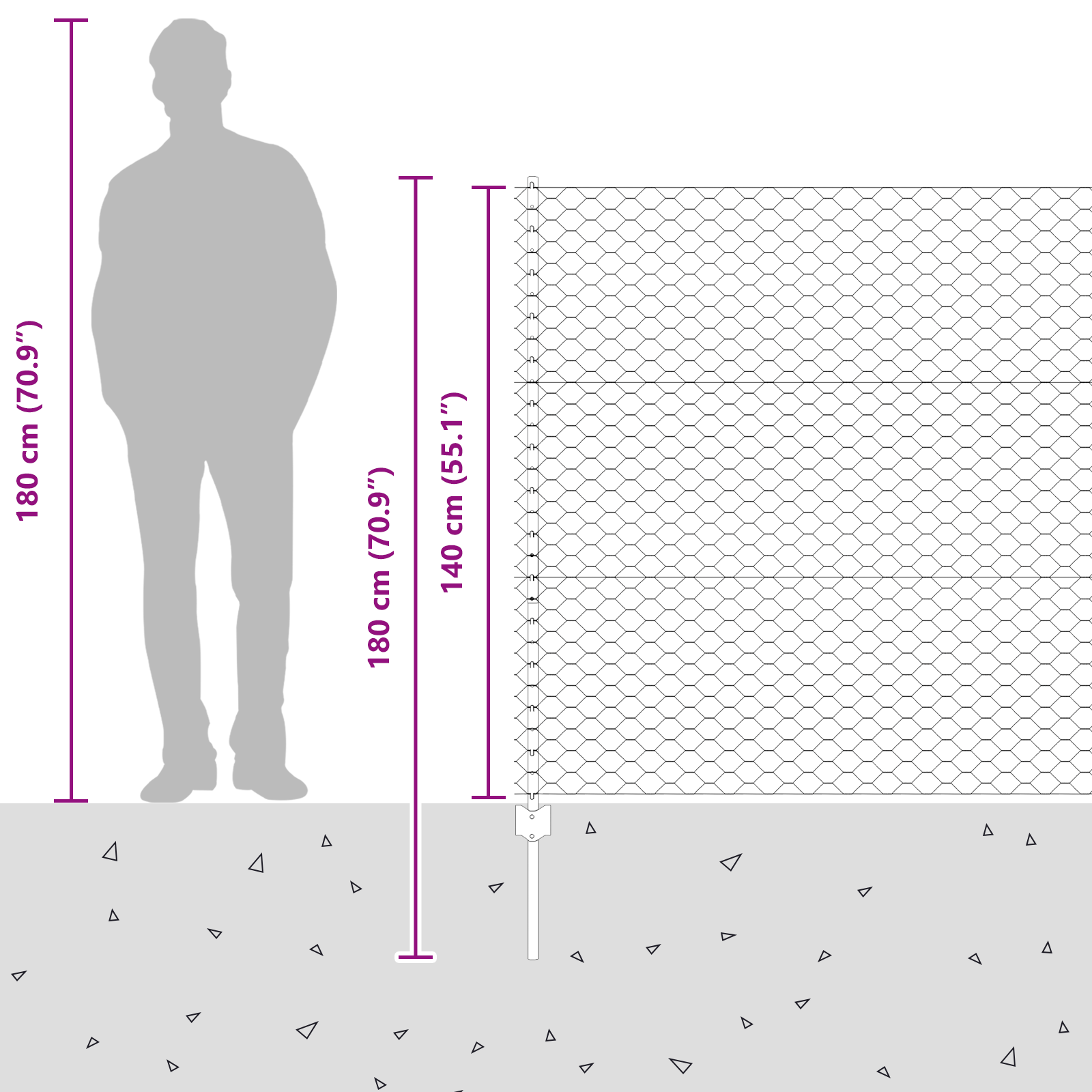 Stâlpi de Împrejmuire 22 buc U-Channel 140 cm Oțel Galvanizat GartenMobel Dekor