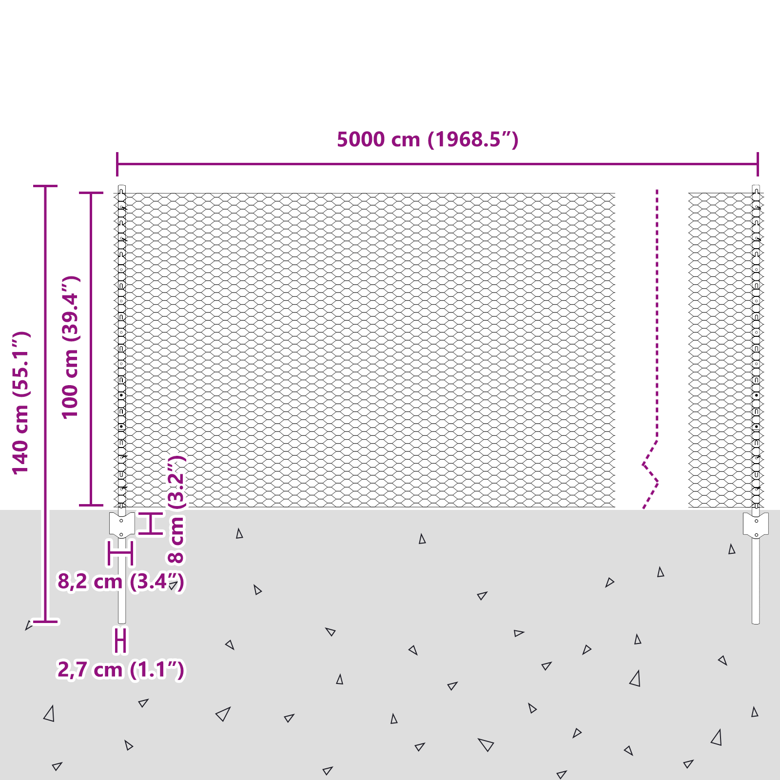 Stâlpi Împrejmuire 10 buc U-Channel 120 cm Oțel Galvanizat GartenMobel Dekor