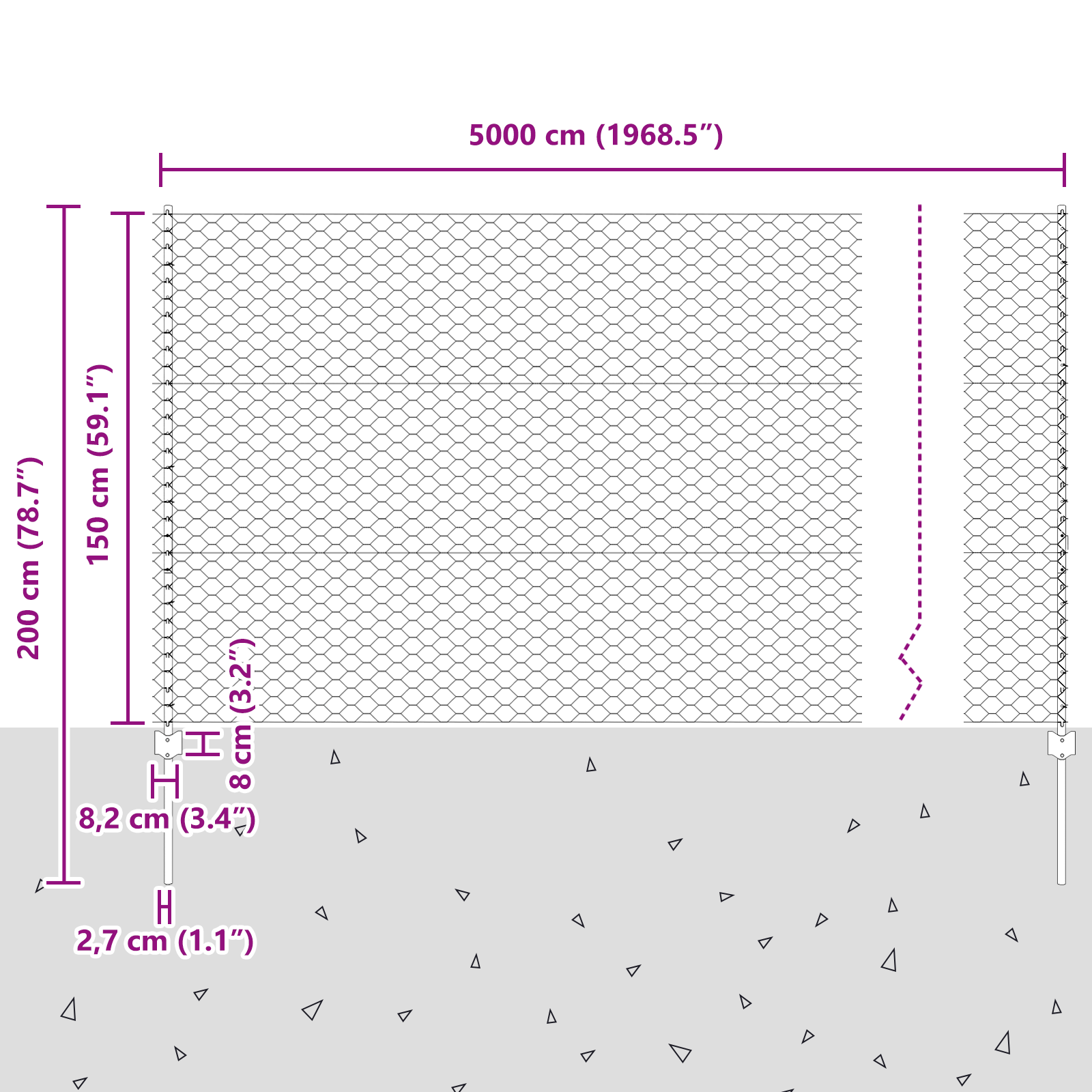 Stâlpi de Îngrădire 22 buc U-Channel 150 cm Oțel Galvanizat GartenMobel Dekor