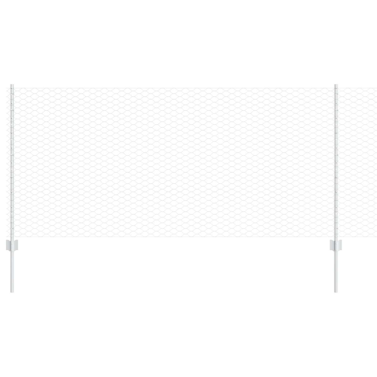 Posturi Gard  22 buc U-Channel 120 cm Oțel Galvanizat GartenMobel Dekor