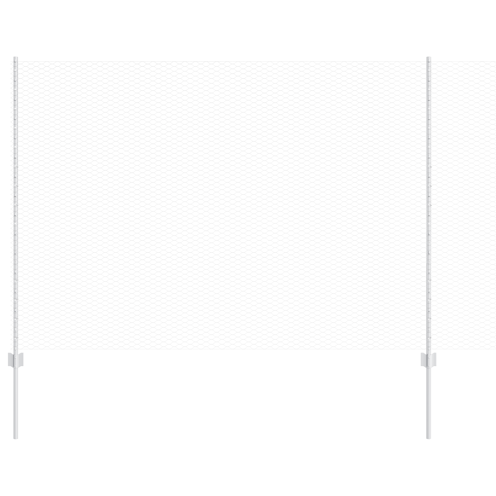 Posturi Gard 22 buc U-Channel 160 cm Oțel Galvanizat GartenMobel Dekor